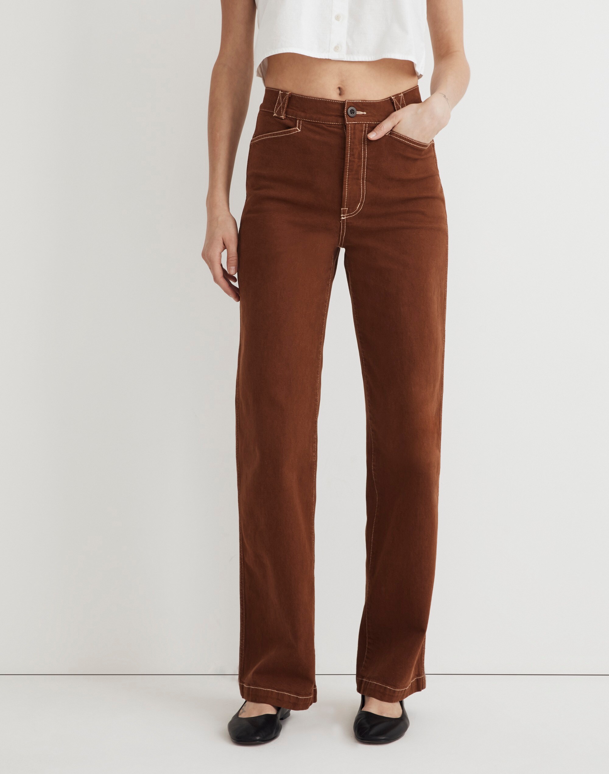 The Emmett Wide-Leg Pant: Garment Dyed Edition