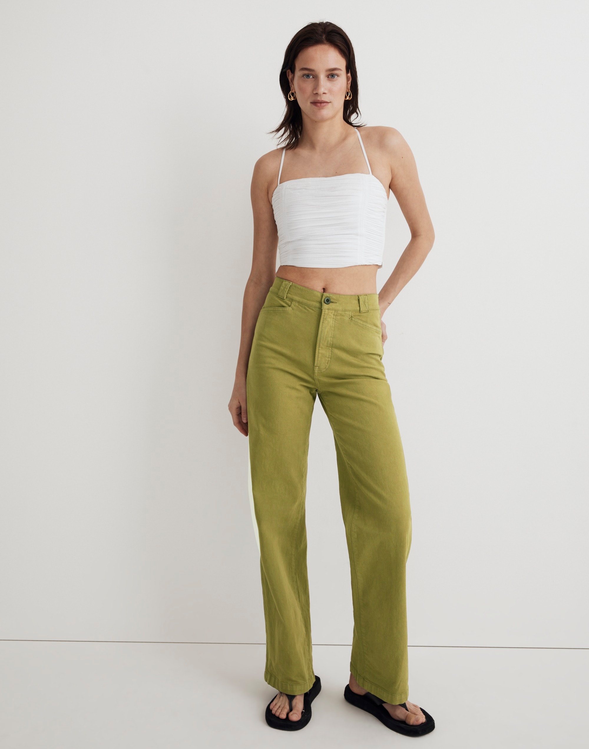 The Emmett Wide-Leg Pant: Garment Dyed Edition