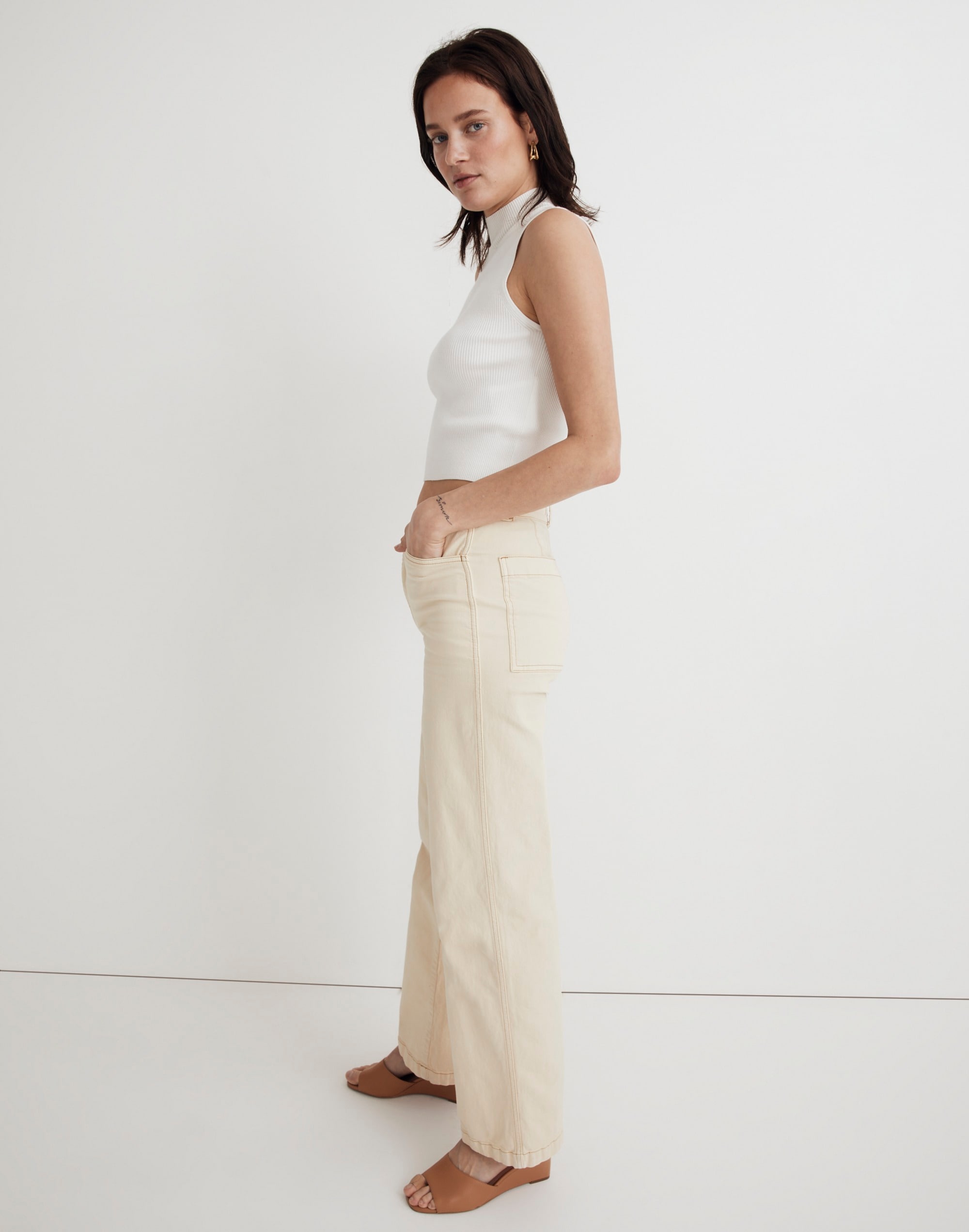 The Emmett Wide-Leg Pant: Garment Dyed Edition