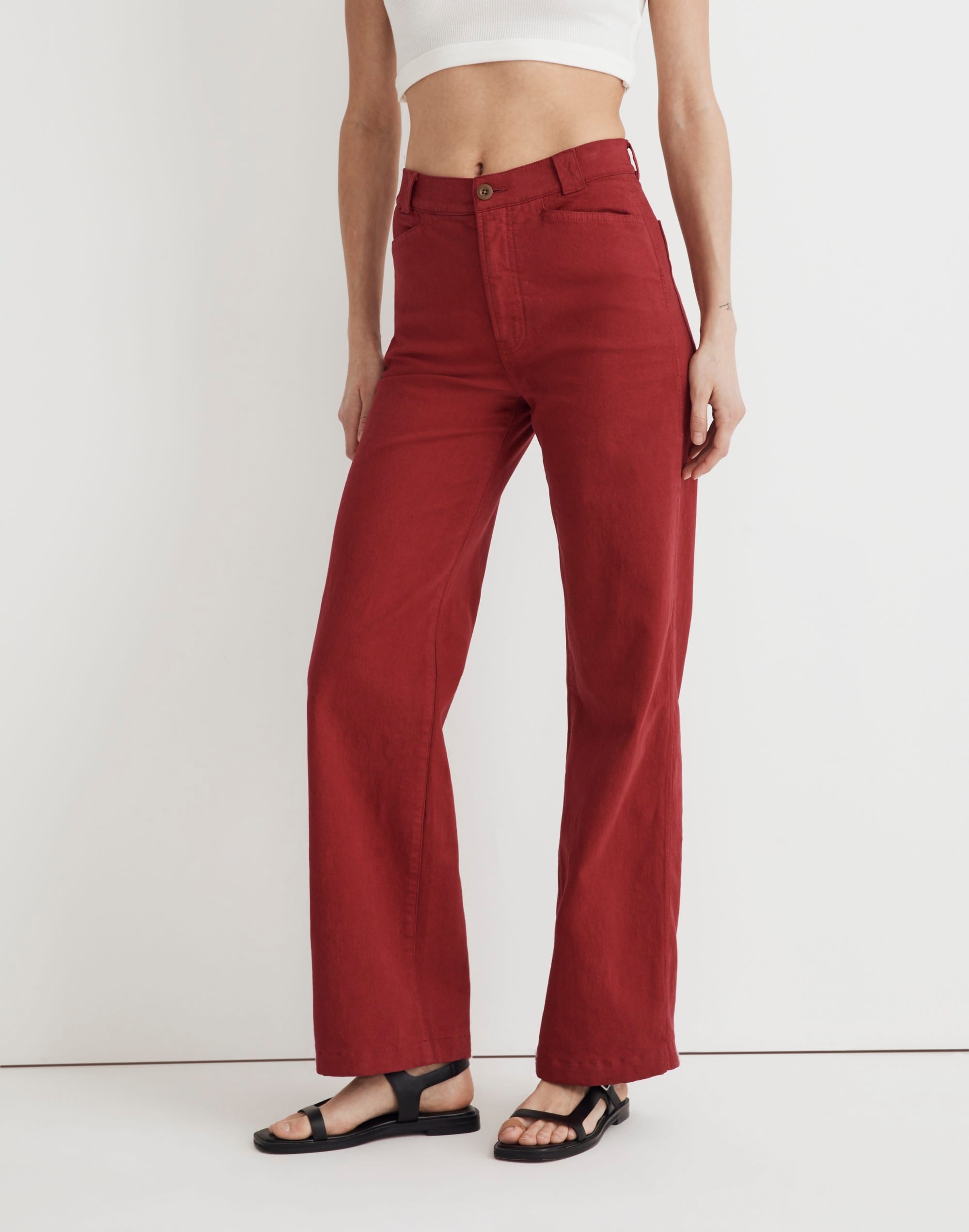 The Emmett Wide-Leg Pant: Garment Dyed Edition