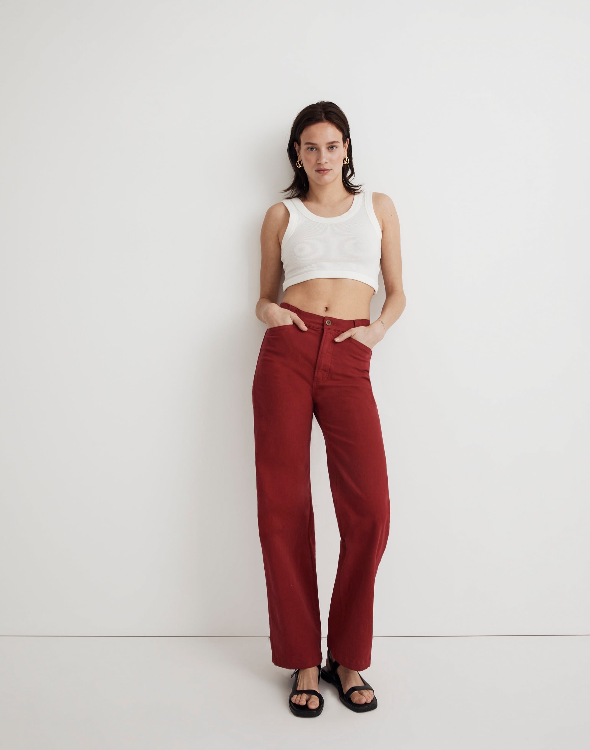 The Emmett Wide-Leg Pant: Garment Dyed Edition