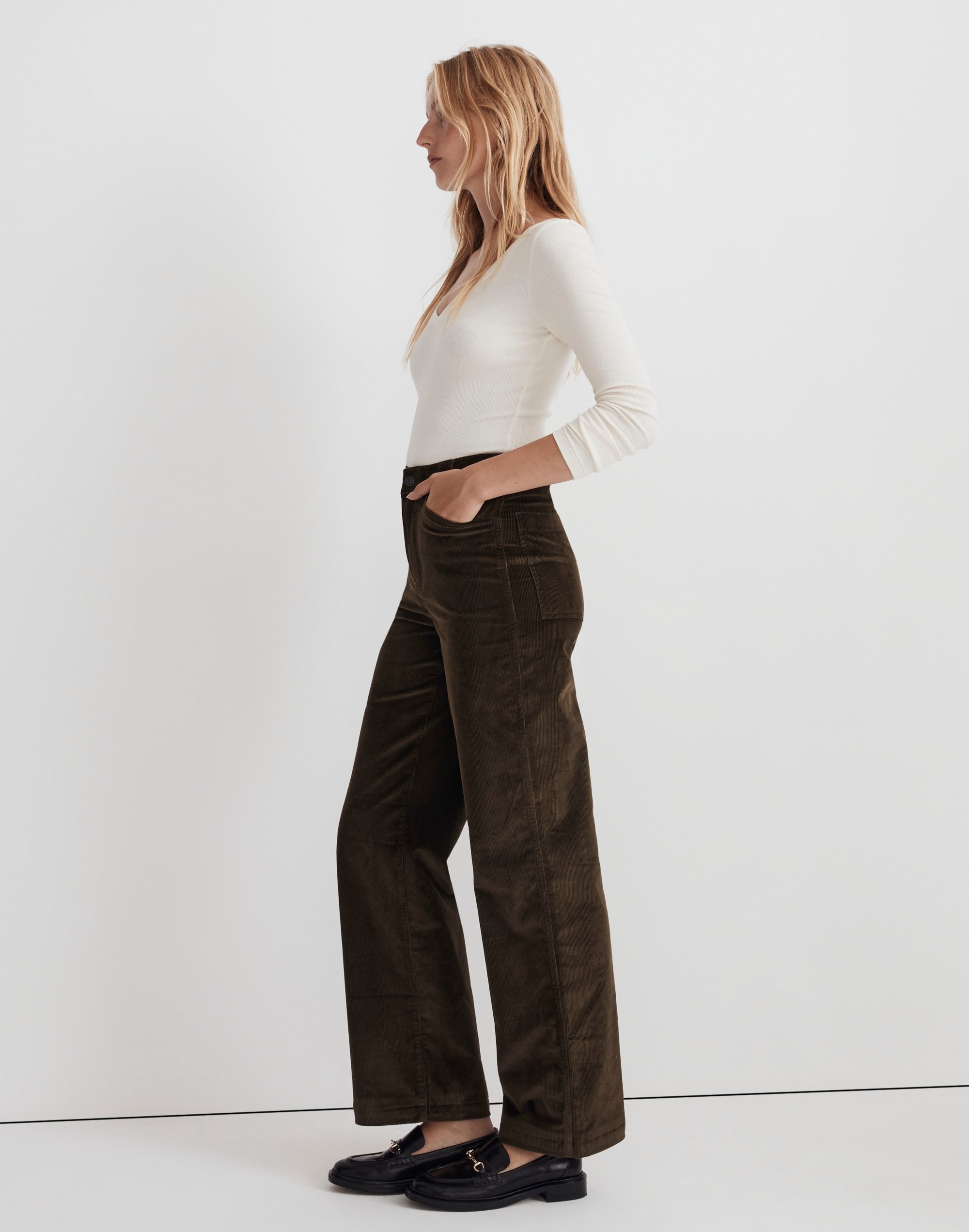 Emmett 2.0 Wide-Leg Pants in Corduroy