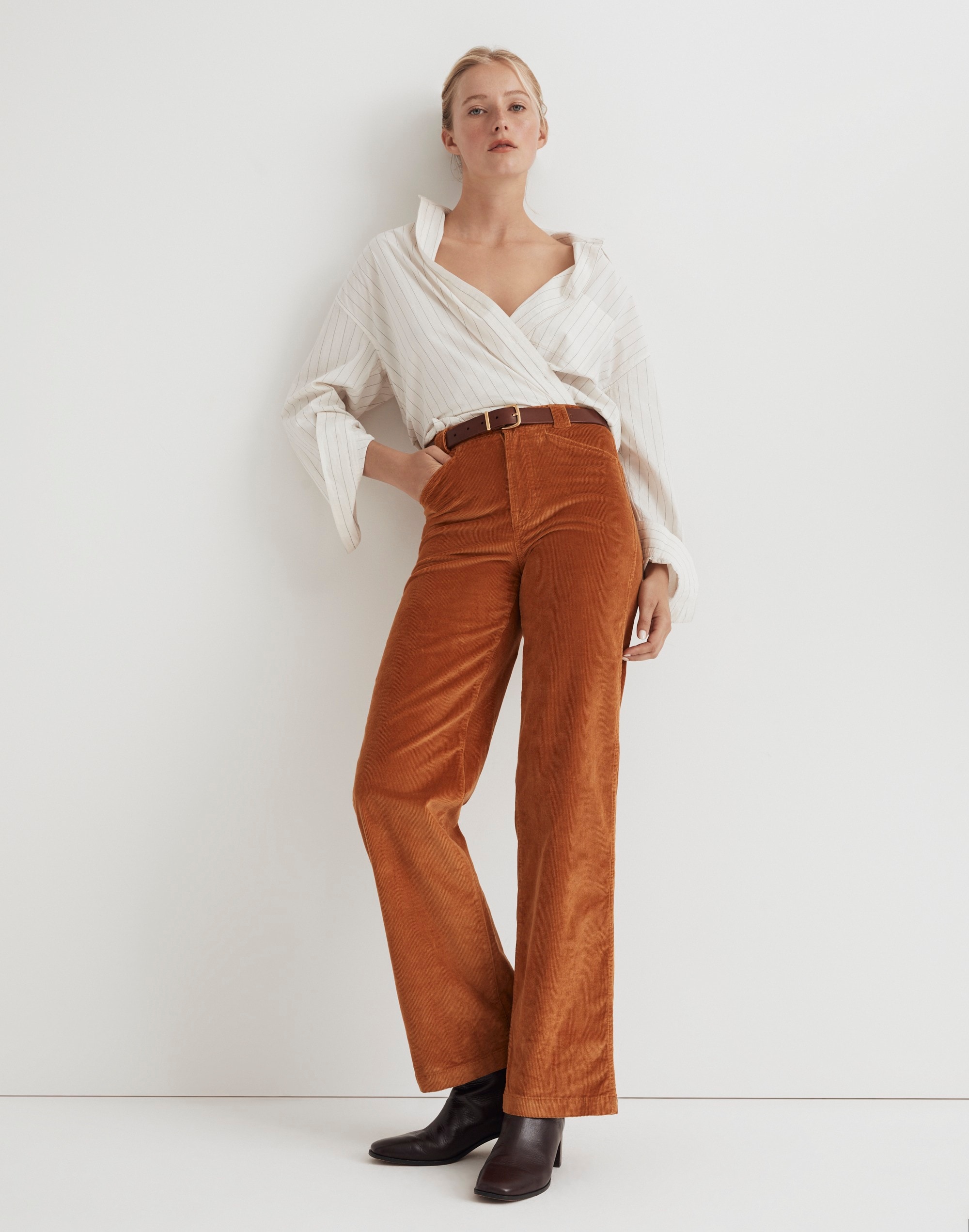 Emmett 2.0 Wide-Leg Pants in Corduroy