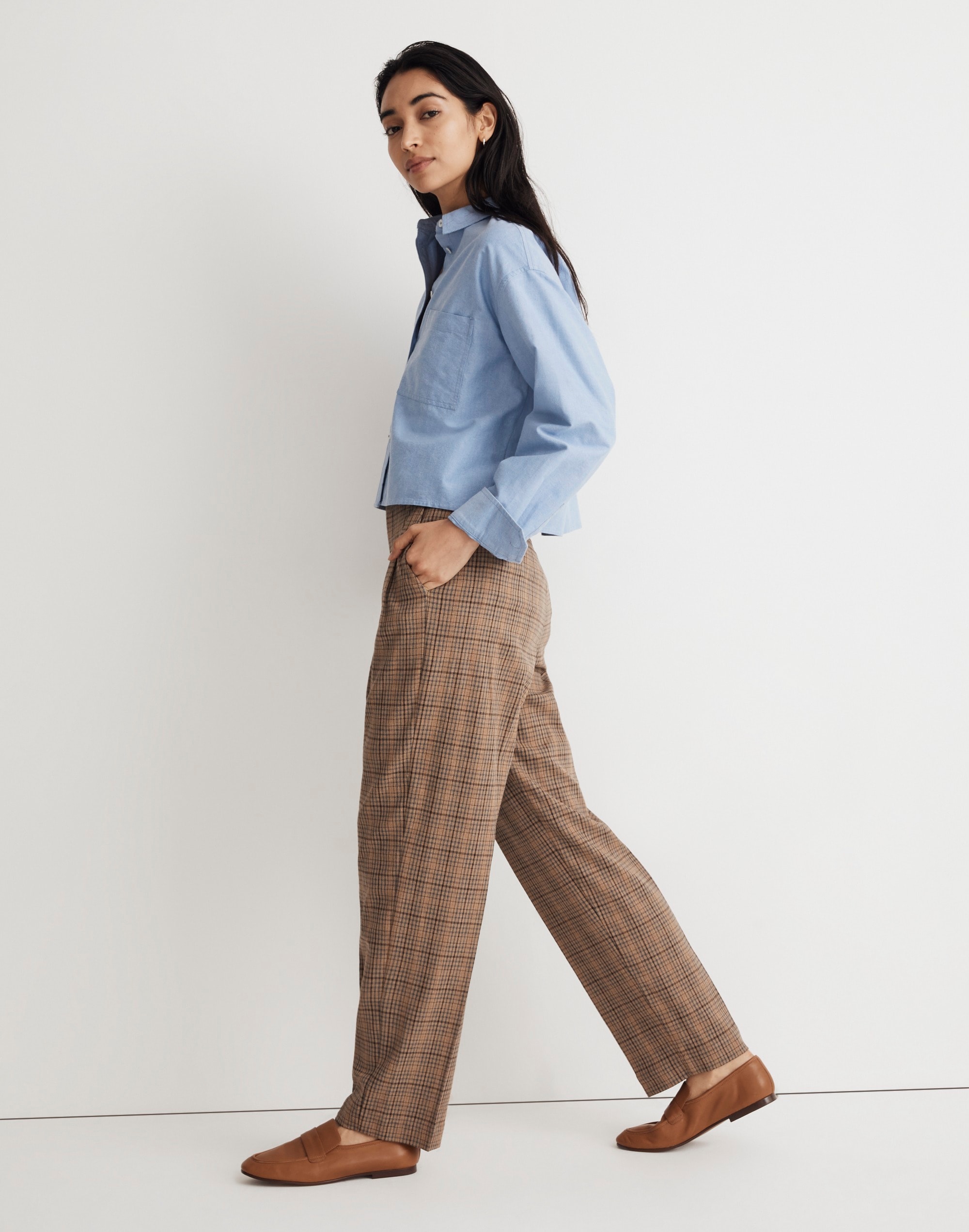 The Turner Tapered Pant in Plaid