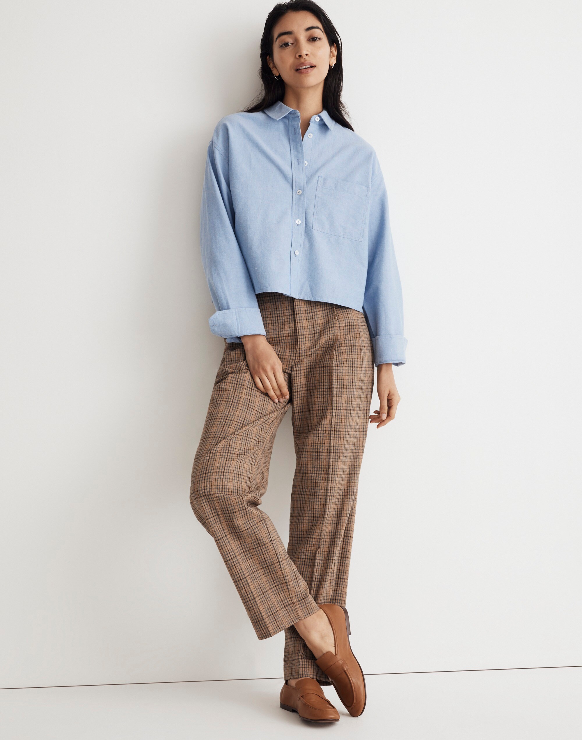 the turner tapered pant in plaid