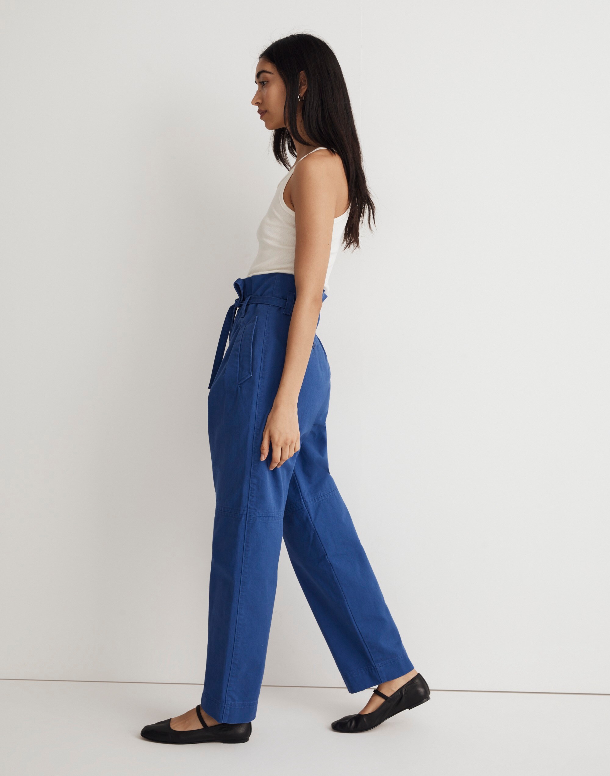 Paperbag Trench Trousers in (Re)generative Chino