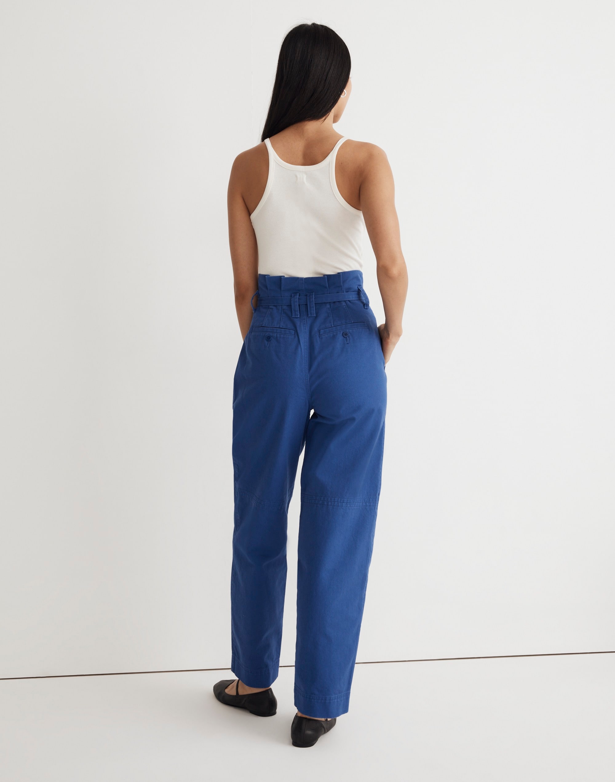 Paperbag Trench Trousers in (Re)generative Chino