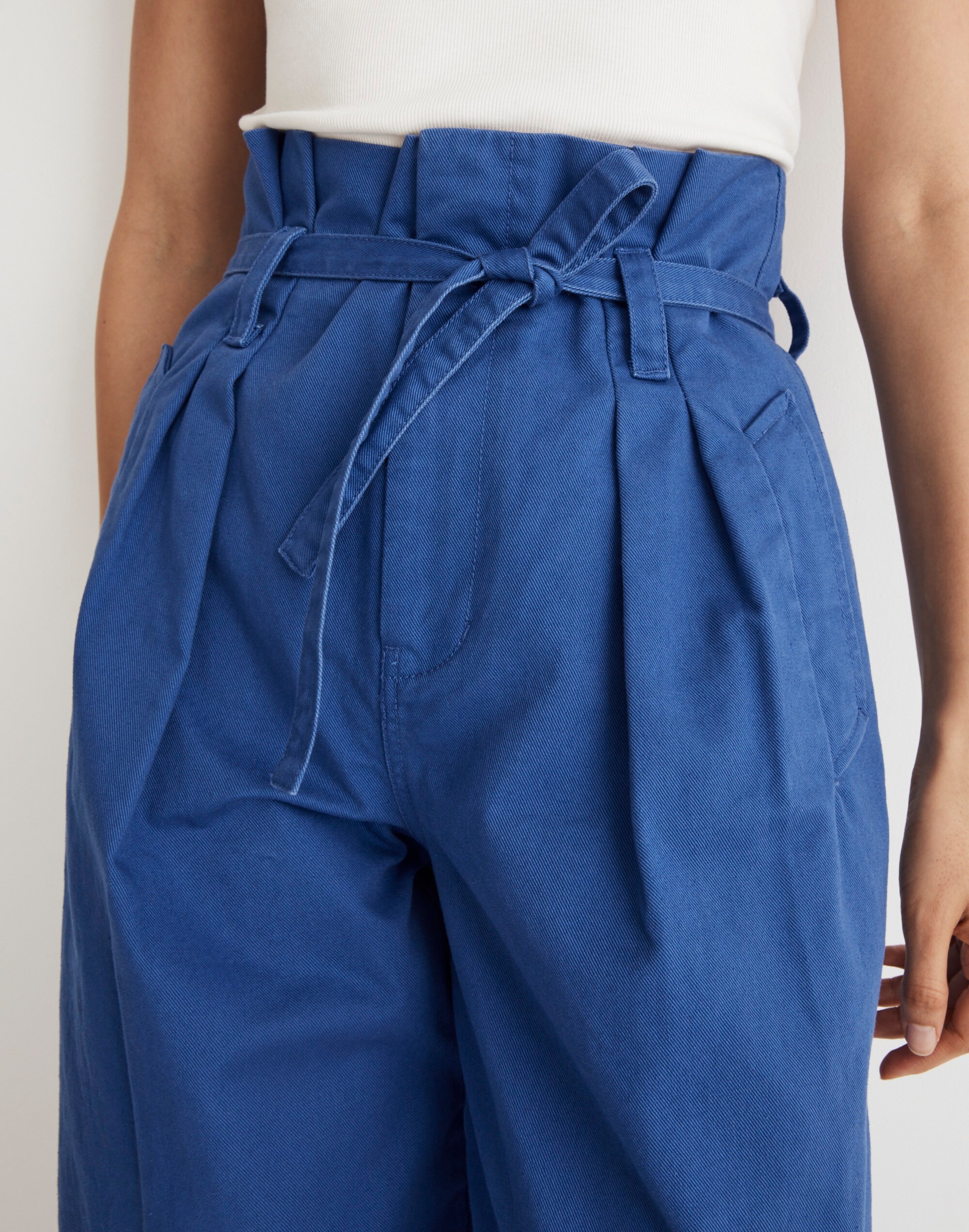 Paperbag Trench Trousers in (Re)generative Chino