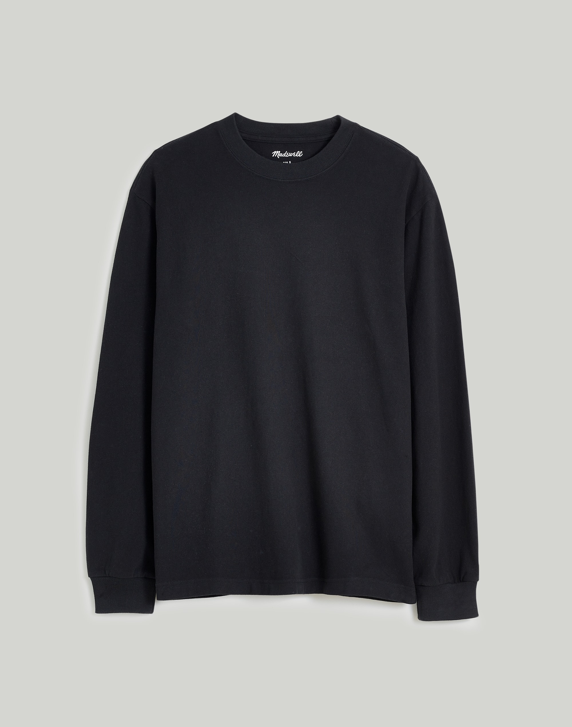 Brushed Long-Sleeve Boxy Tee
