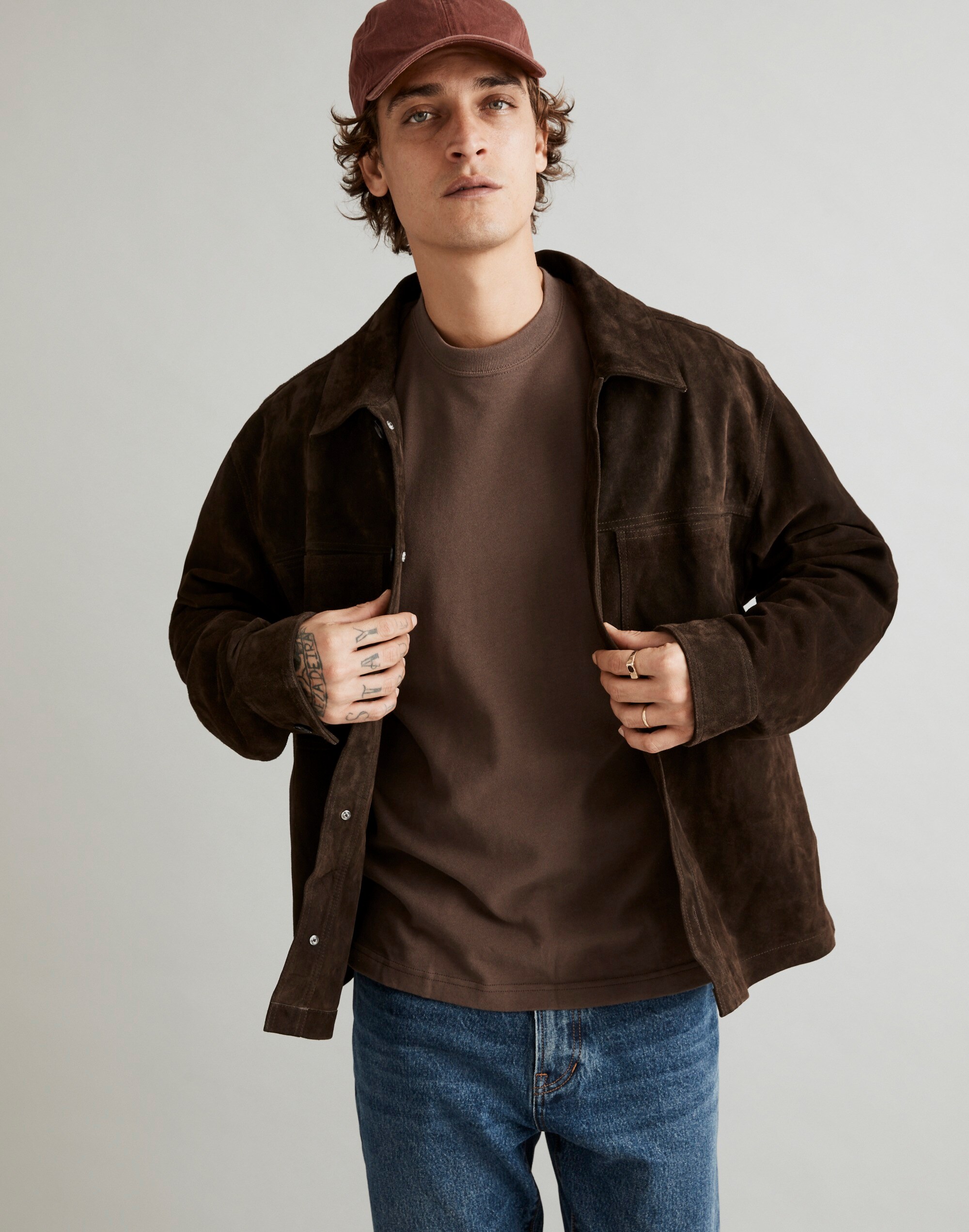 Brushed Long-Sleeve Boxy Tee