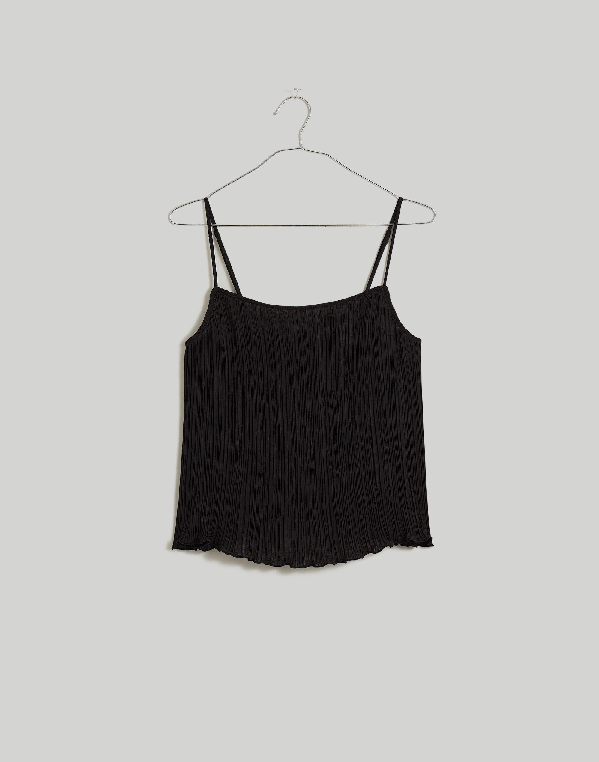 Pliss&eacute; Crop Cami Tank
