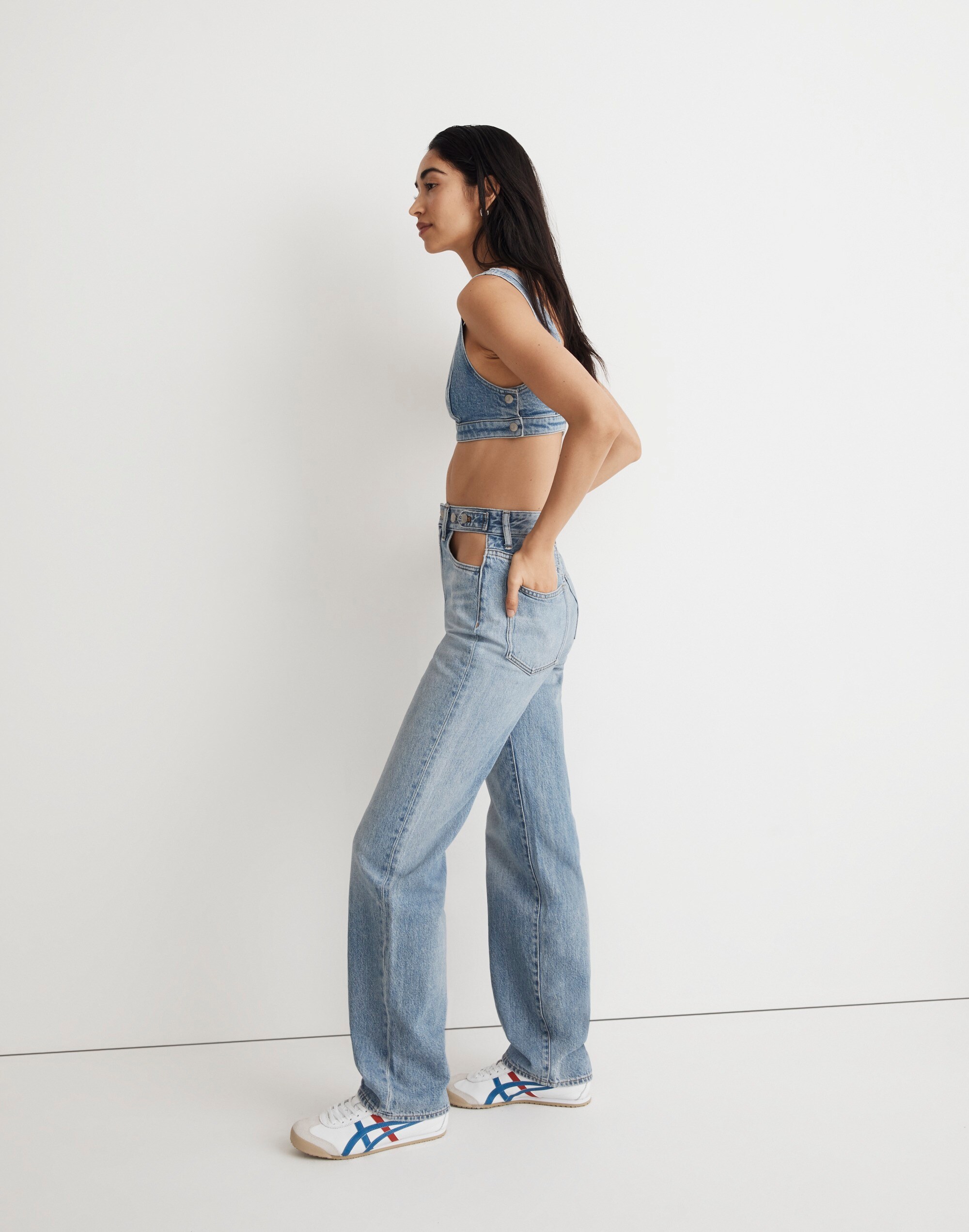 Madewell x Molly Dickson Denim Bralette