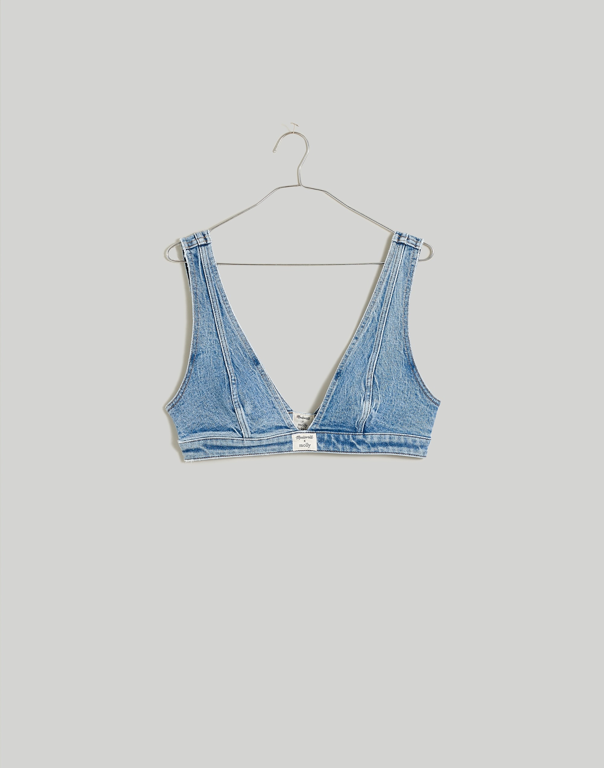 Madewell x Molly Dickson Denim Bralette