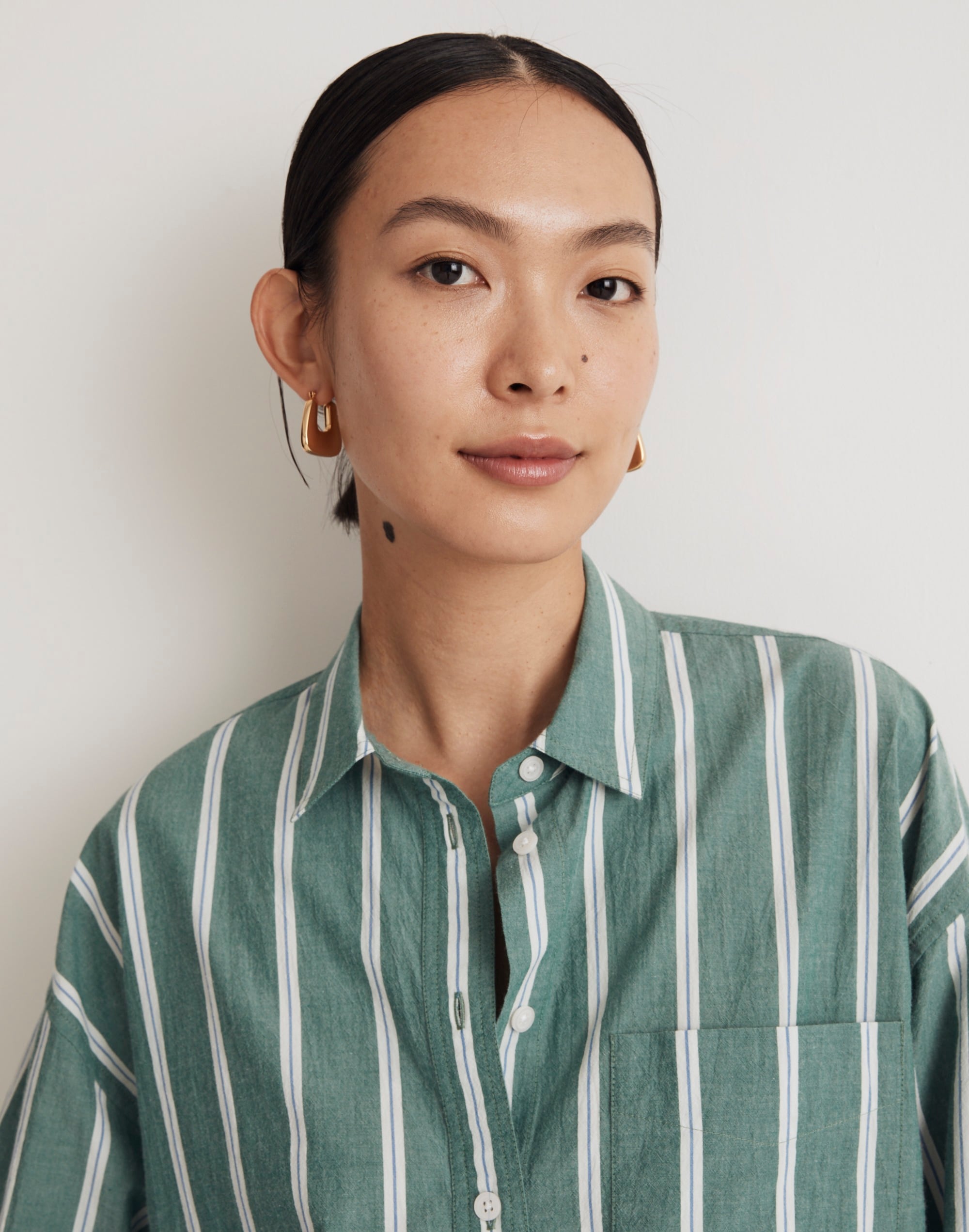 The Signature Poplin Oversized Shirt | Madewell