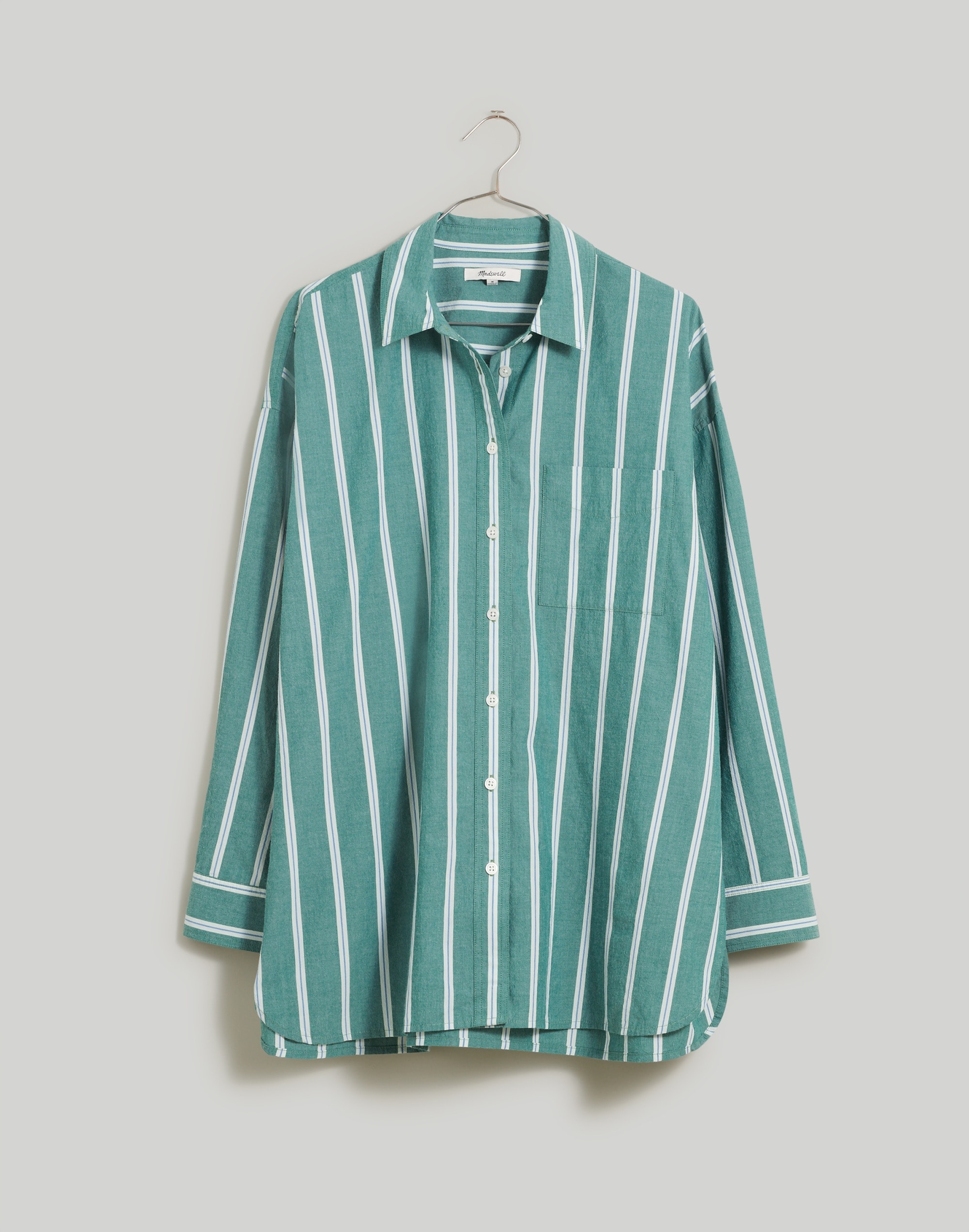 The Signature Poplin Oversized Shirt | Madewell