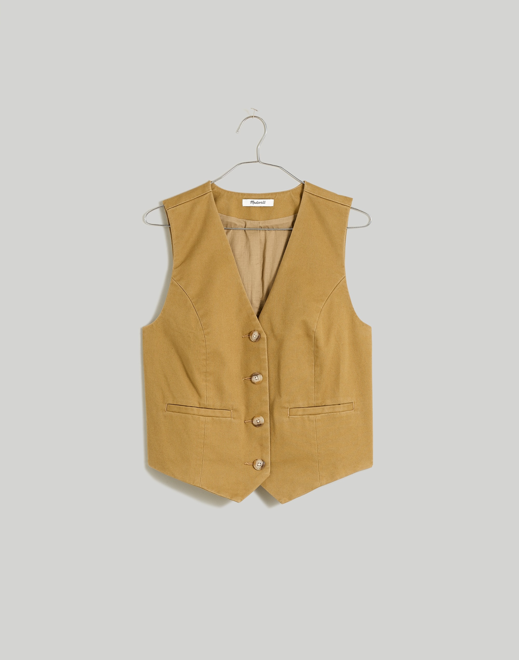 Button-Front Vest (Re)generative Chino