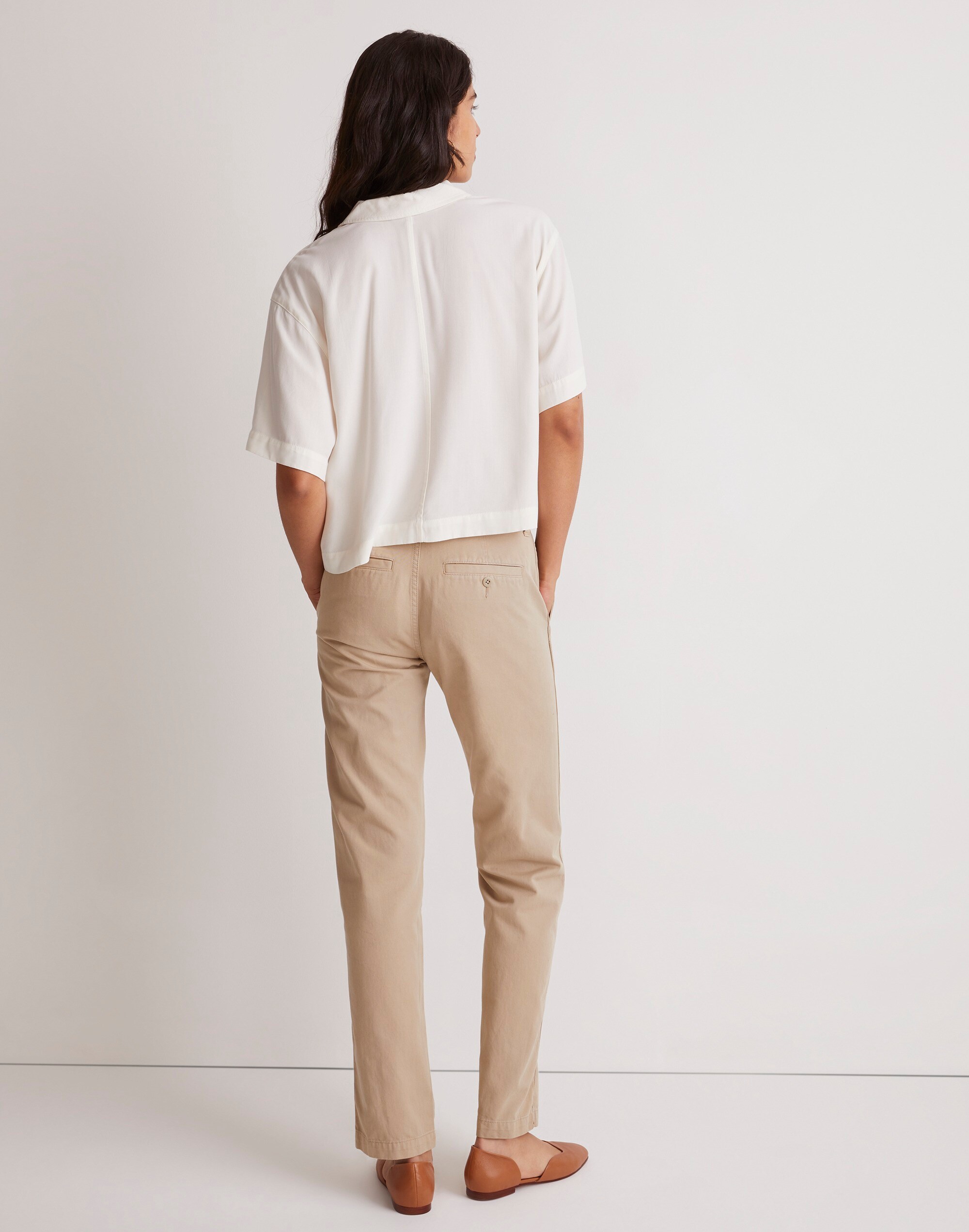 Button-Front Resort Shirt in Lusterweave