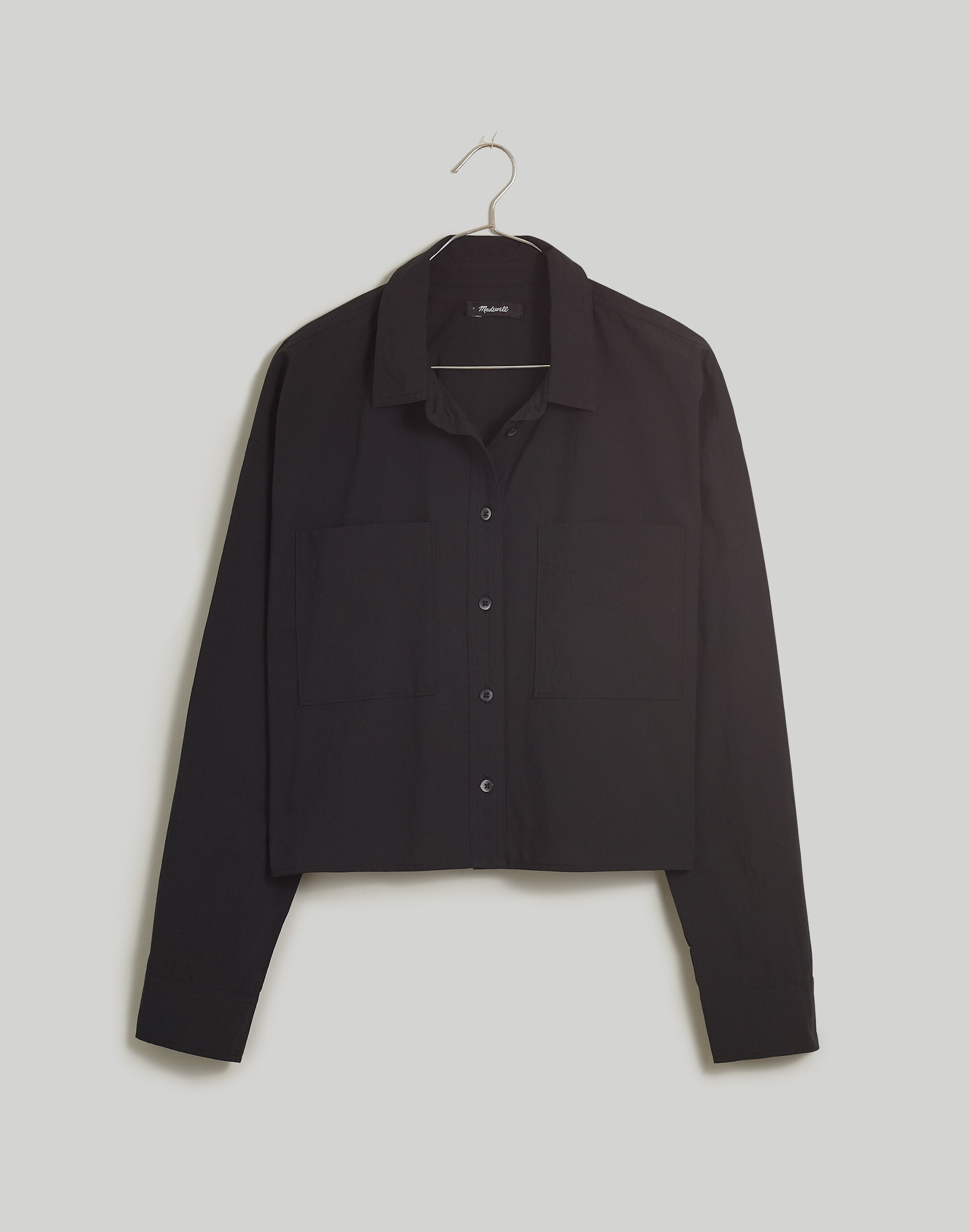 The Signature Poplin Crop Shirt