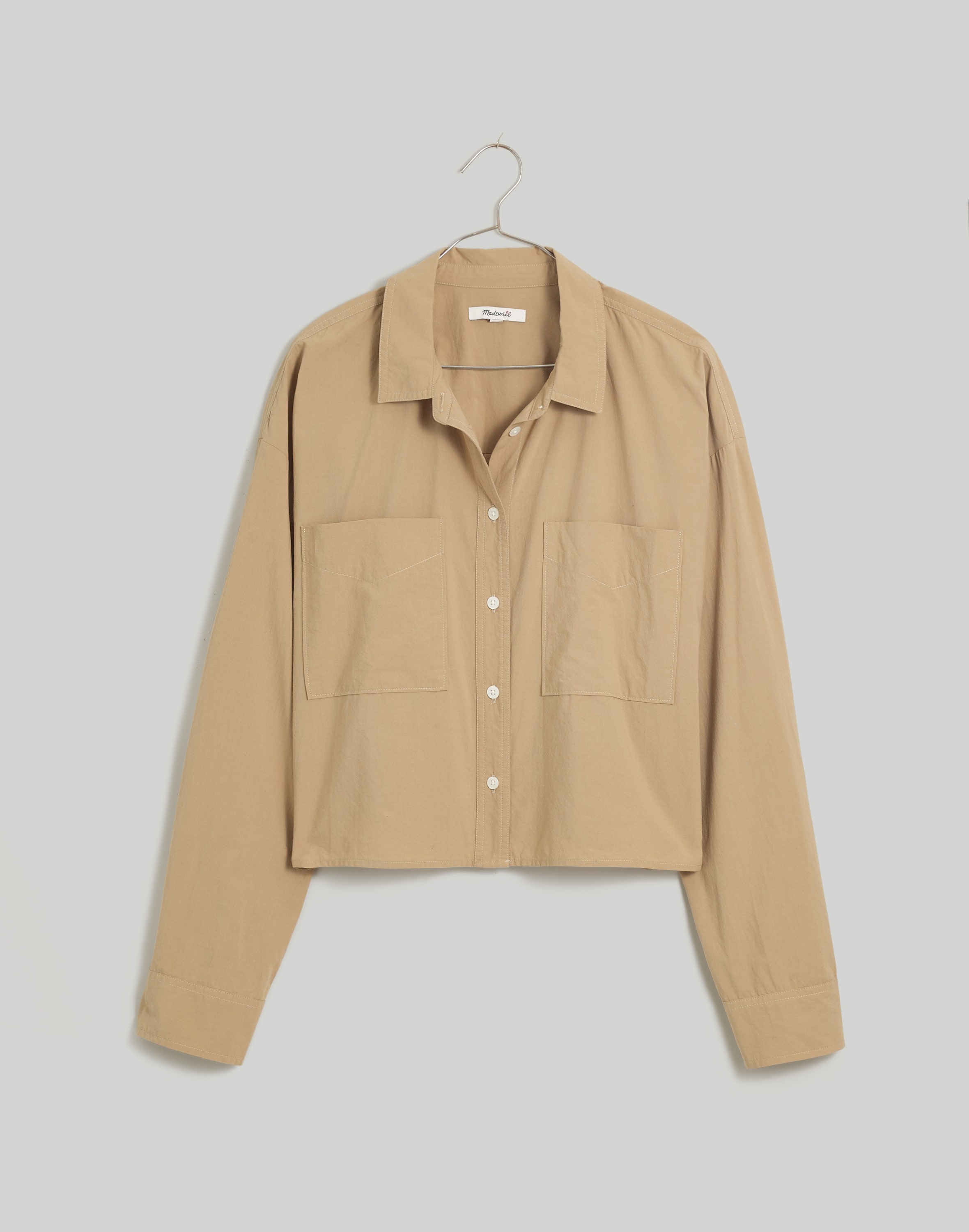 The Signature Poplin Crop Shirt