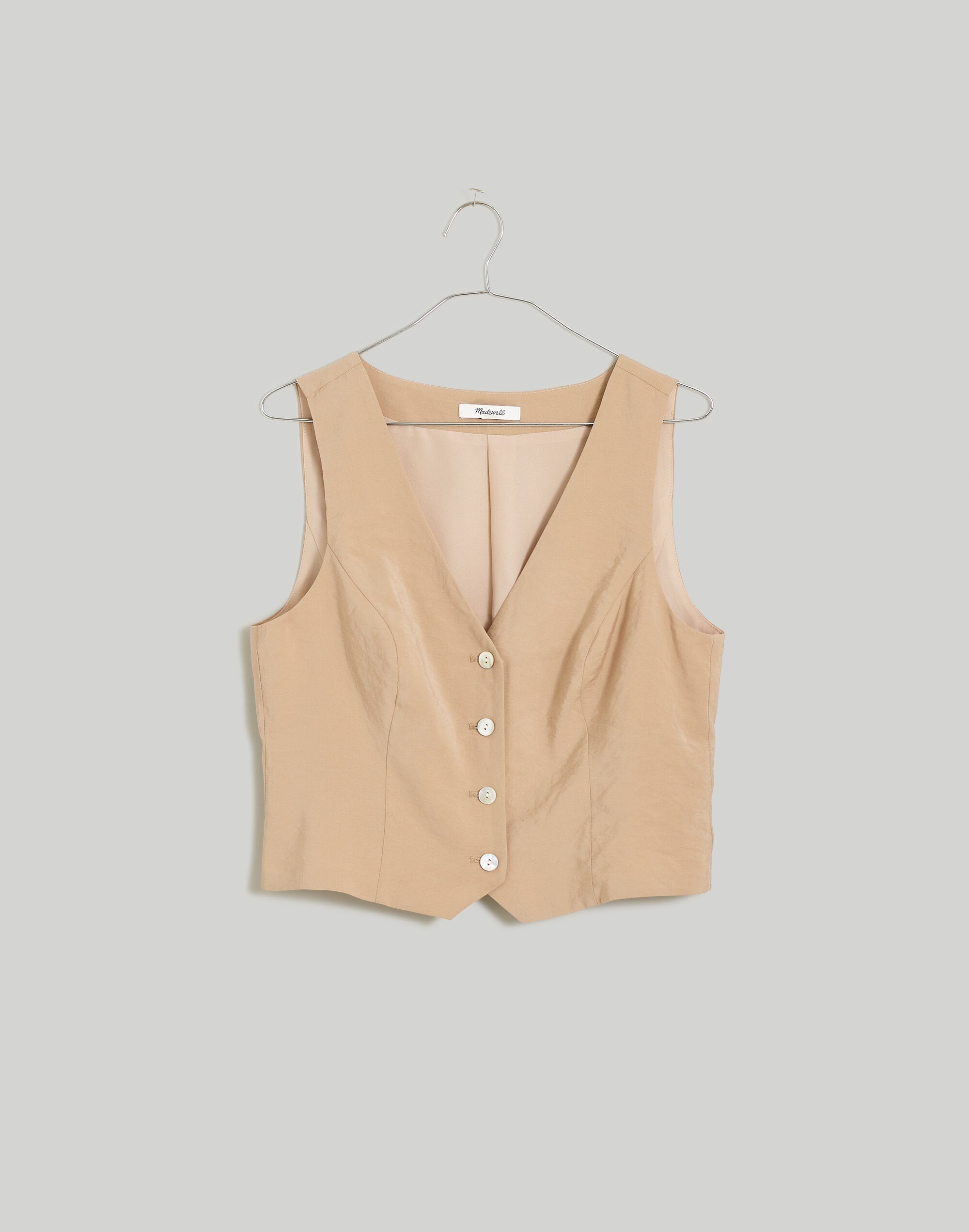Katrina Crop Vest Top in Softdrape