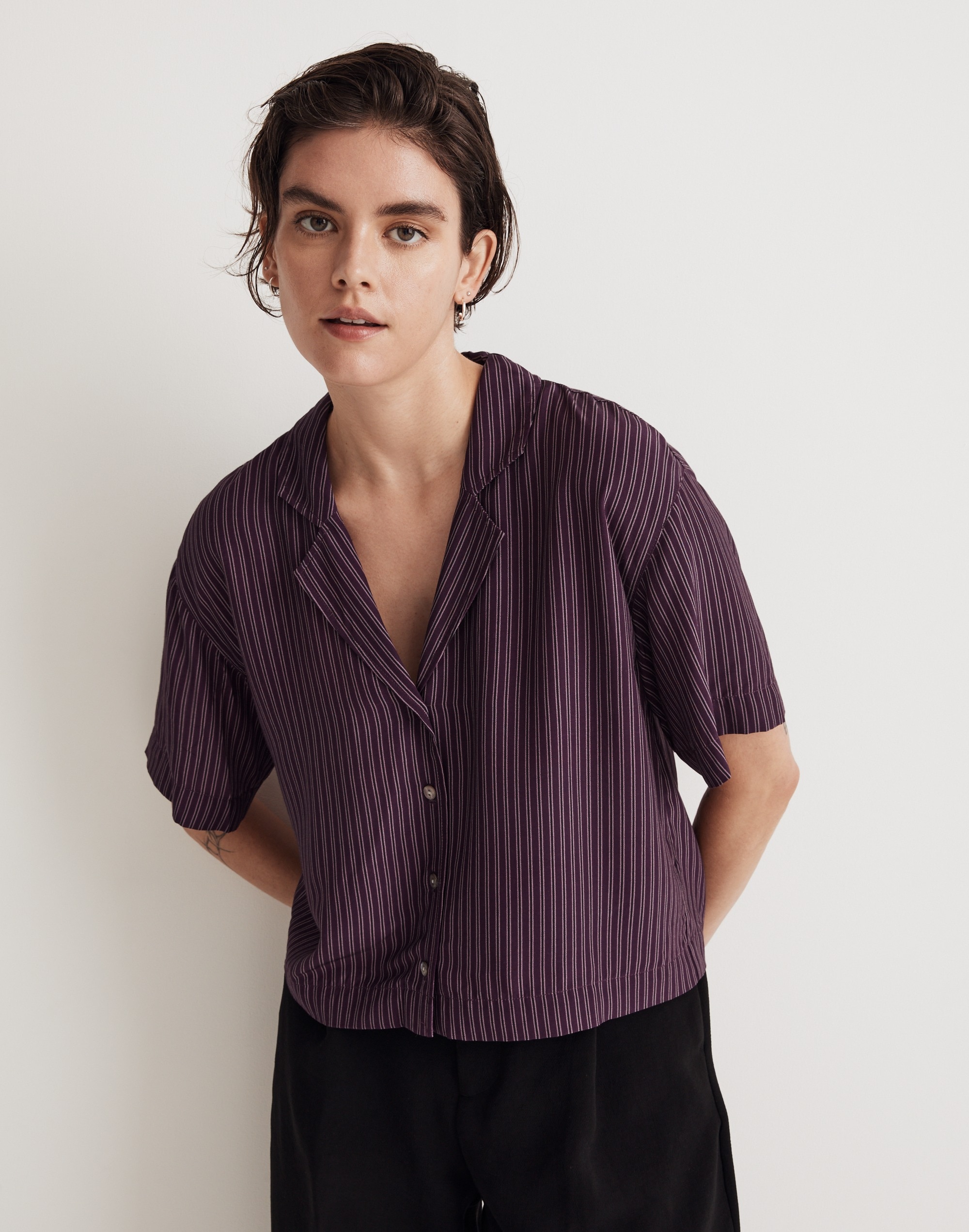 resort shirt in stripe
