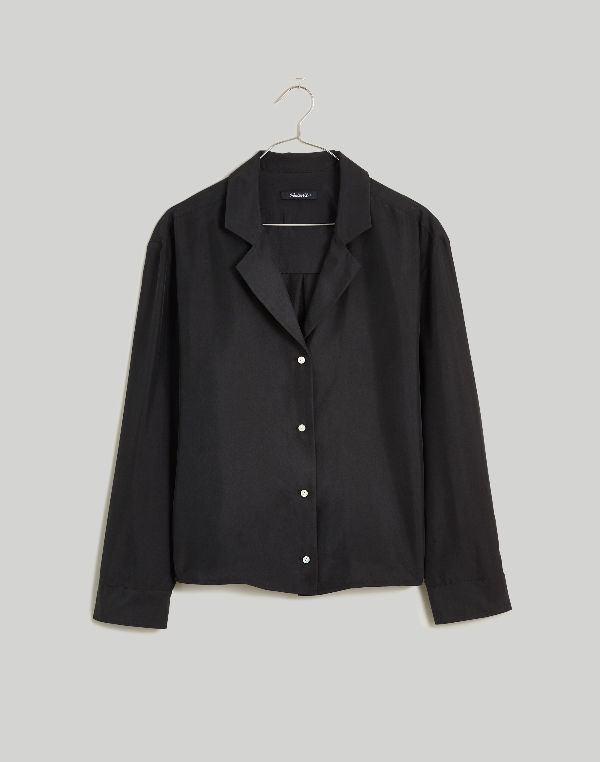 Silk Button-Up Shirt