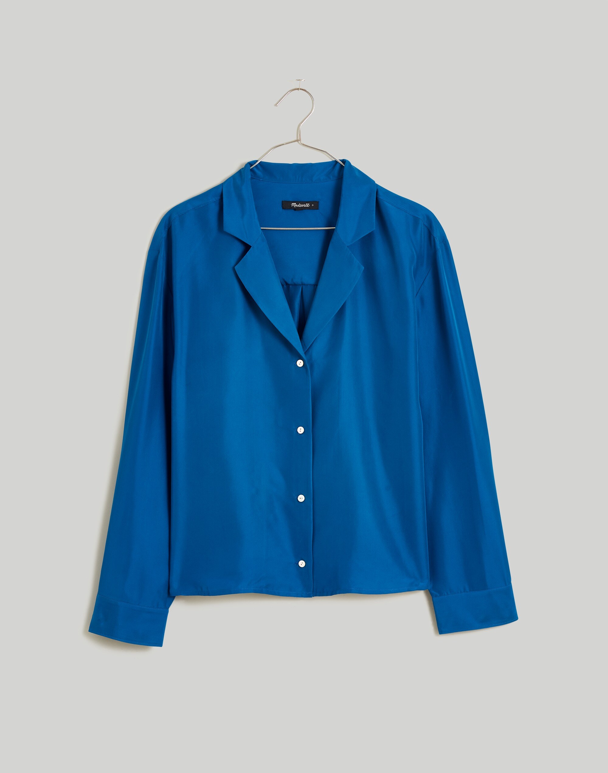 Silk Button-Up Shirt