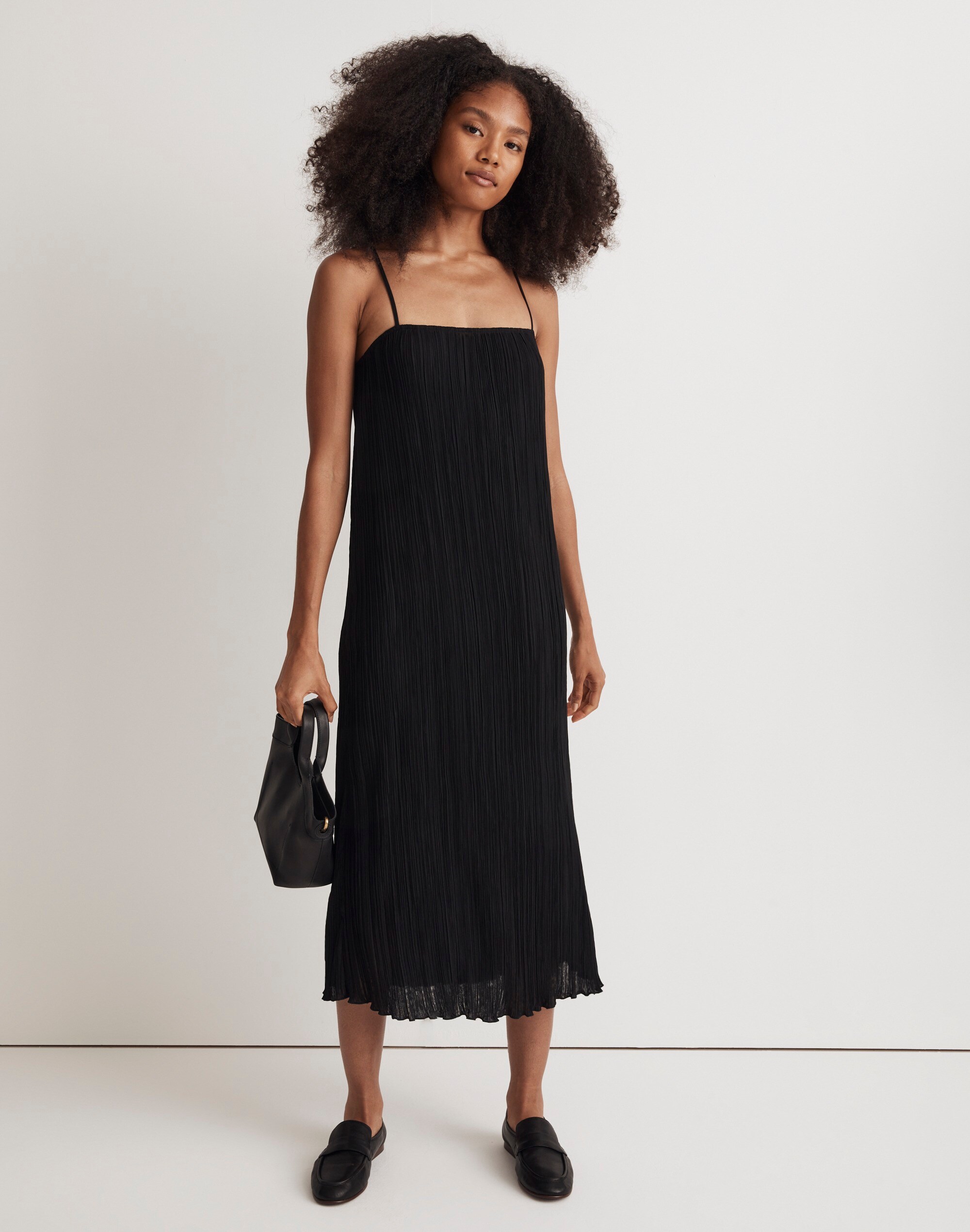 The Goldie Dress in Pliss&eacute;