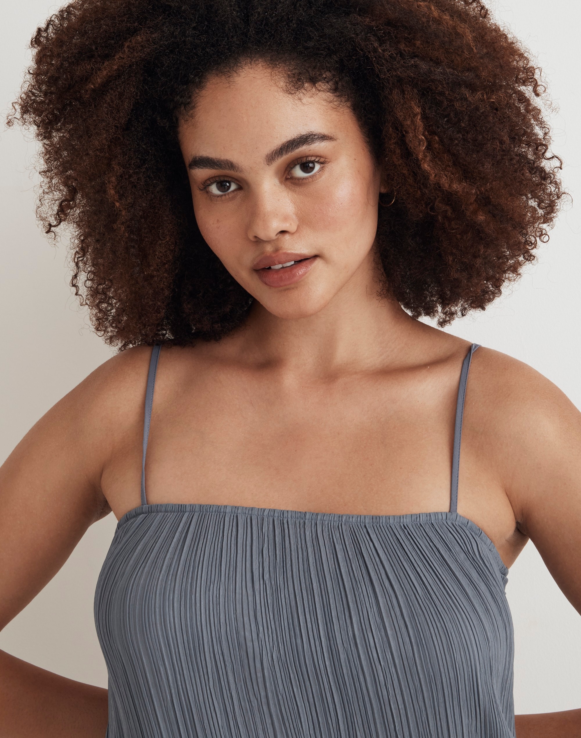 The Goldie Dress in Pliss&eacute;