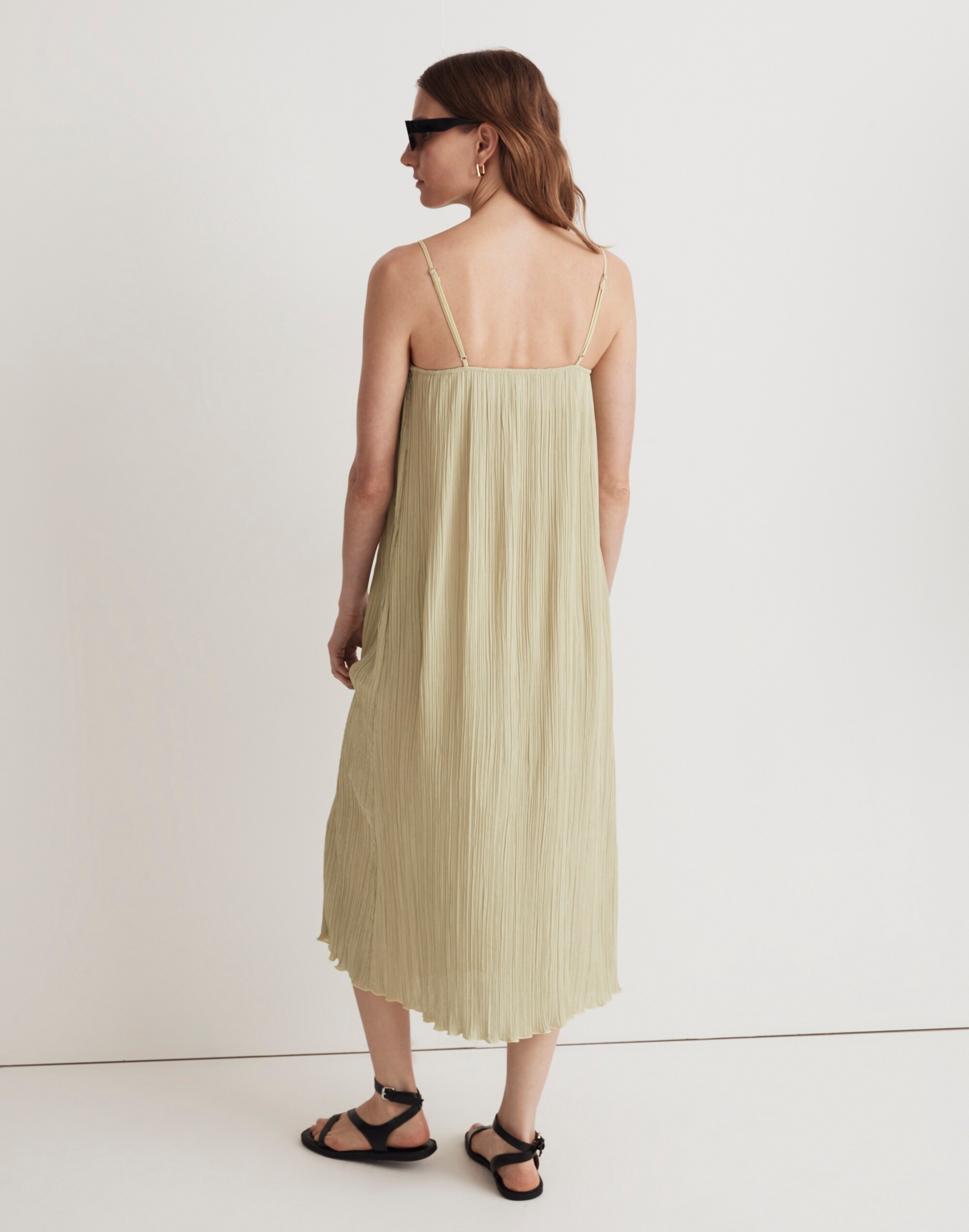 The Goldie Dress in Pliss&eacute;