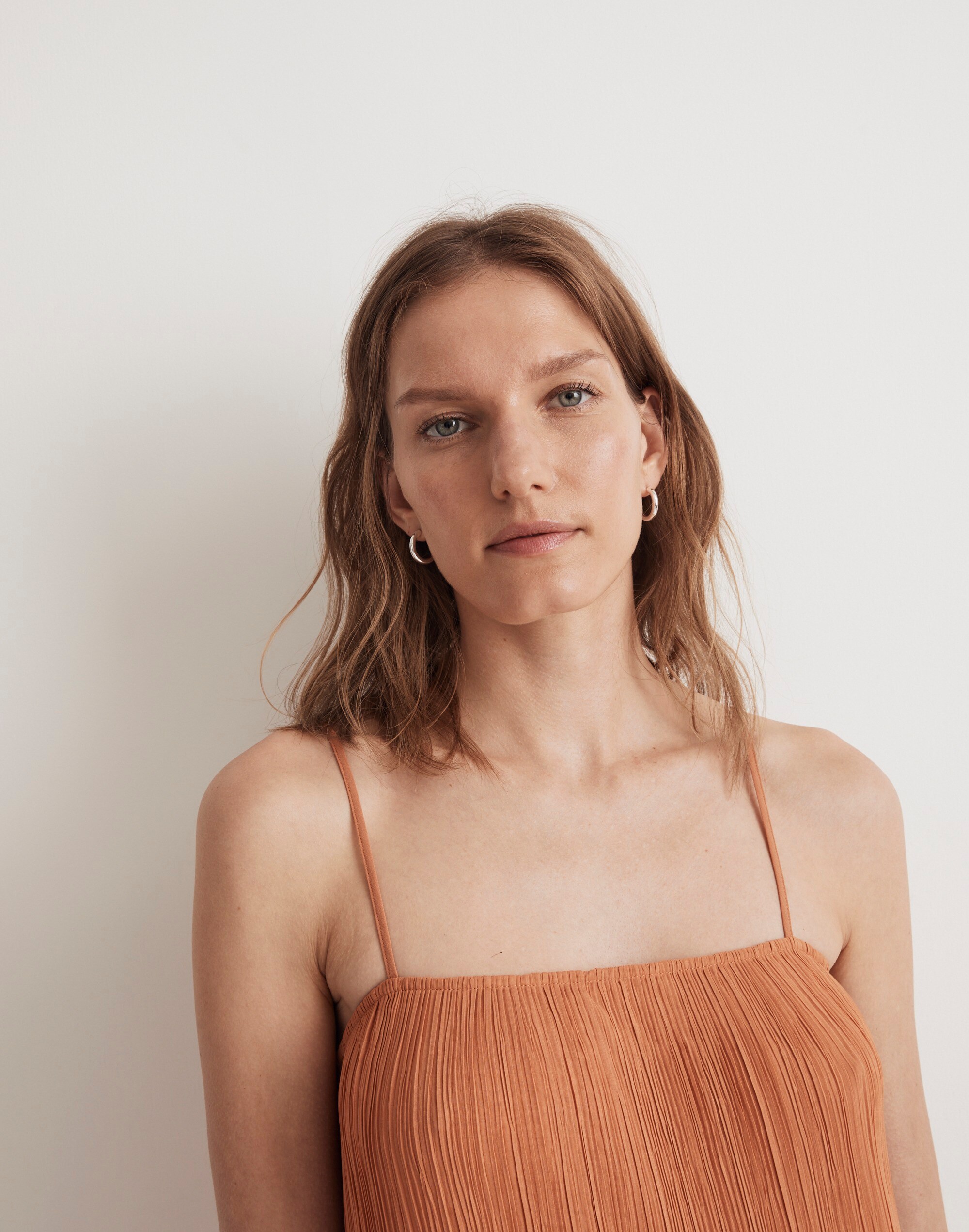 The Goldie Dress in Pliss&eacute;