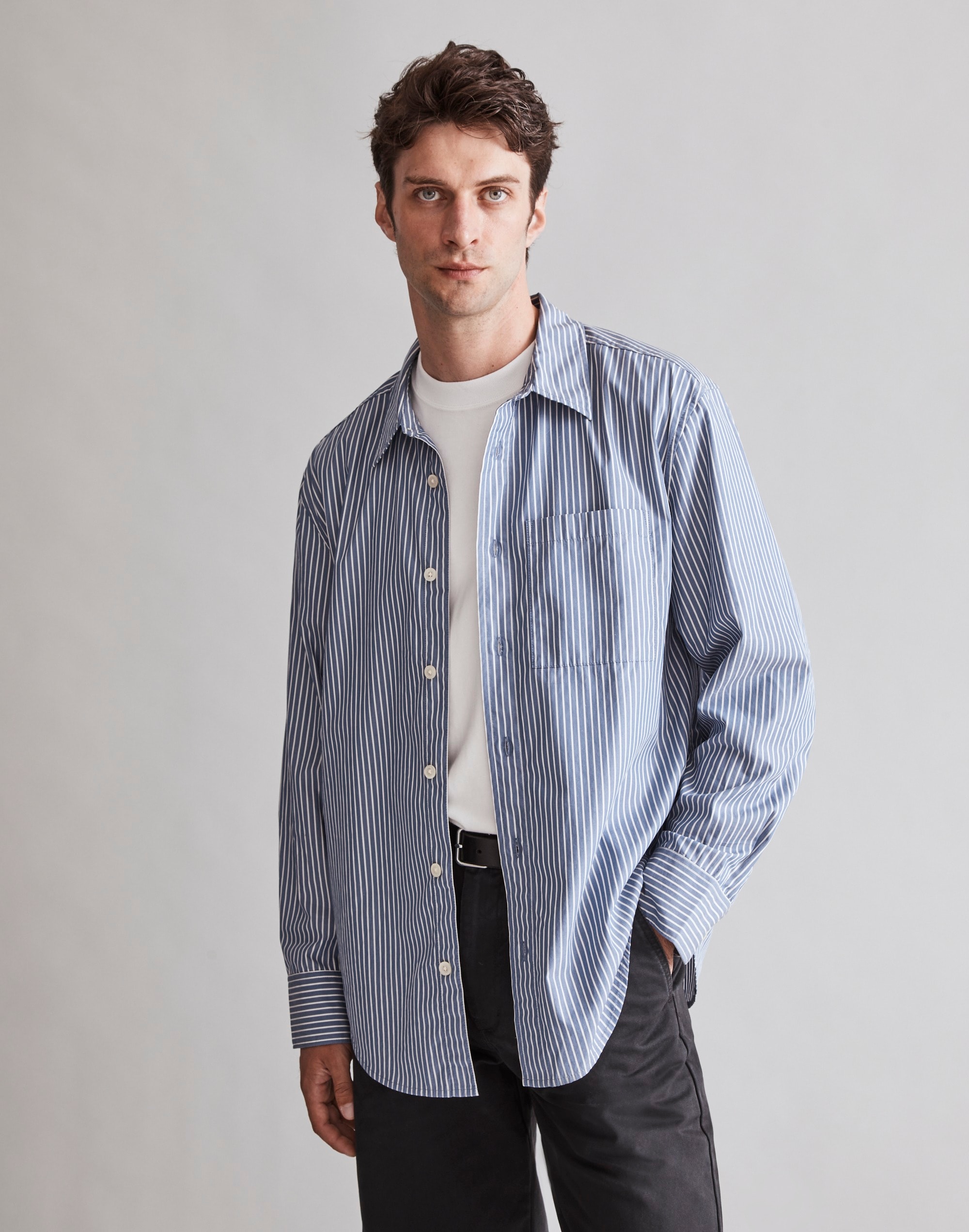 Poplin Easy Long-Sleeve Shirt