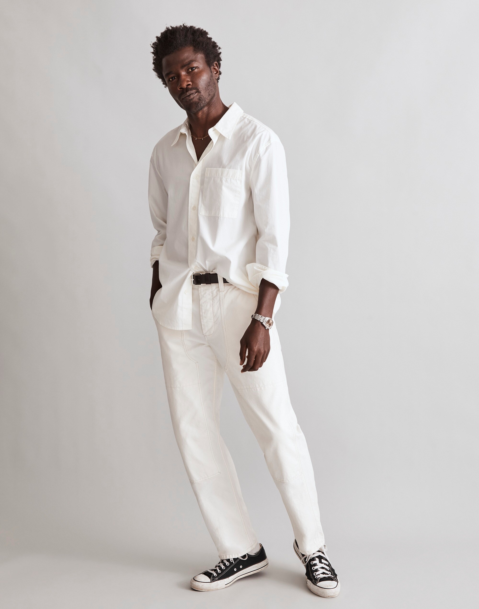 Poplin Easy Long-Sleeve Shirt