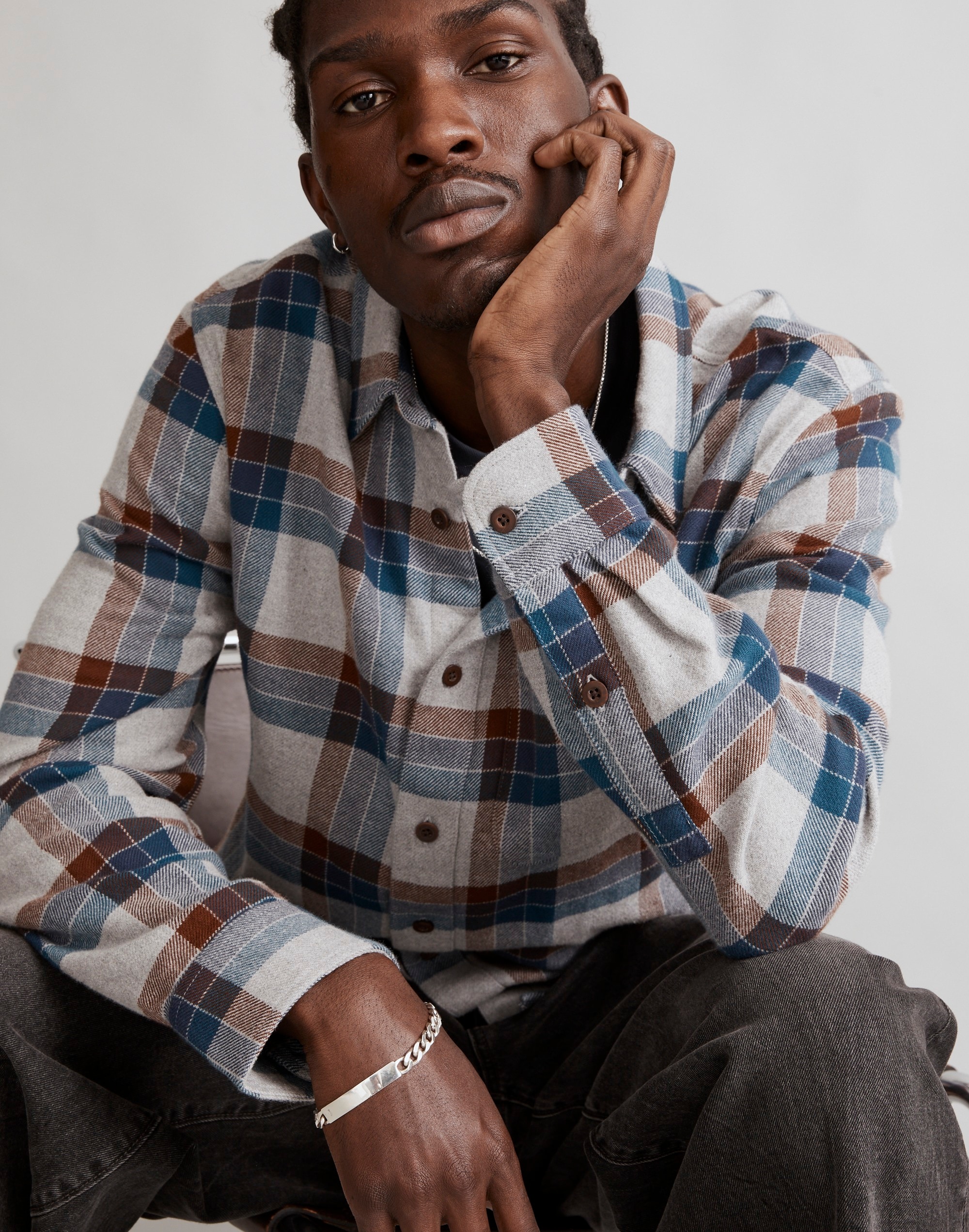 Sunday Flannel Perfect Long-Sleeve Shirt