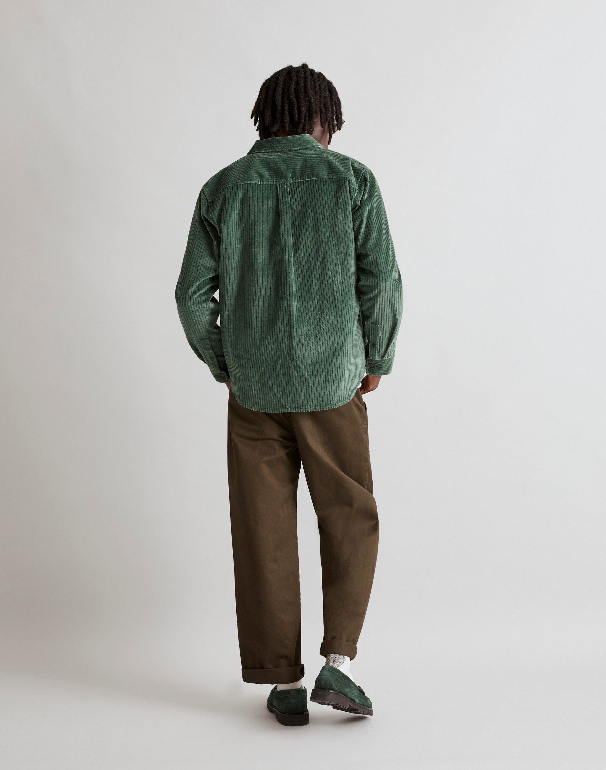 Corduroy Easy Long-Sleeve Shirt