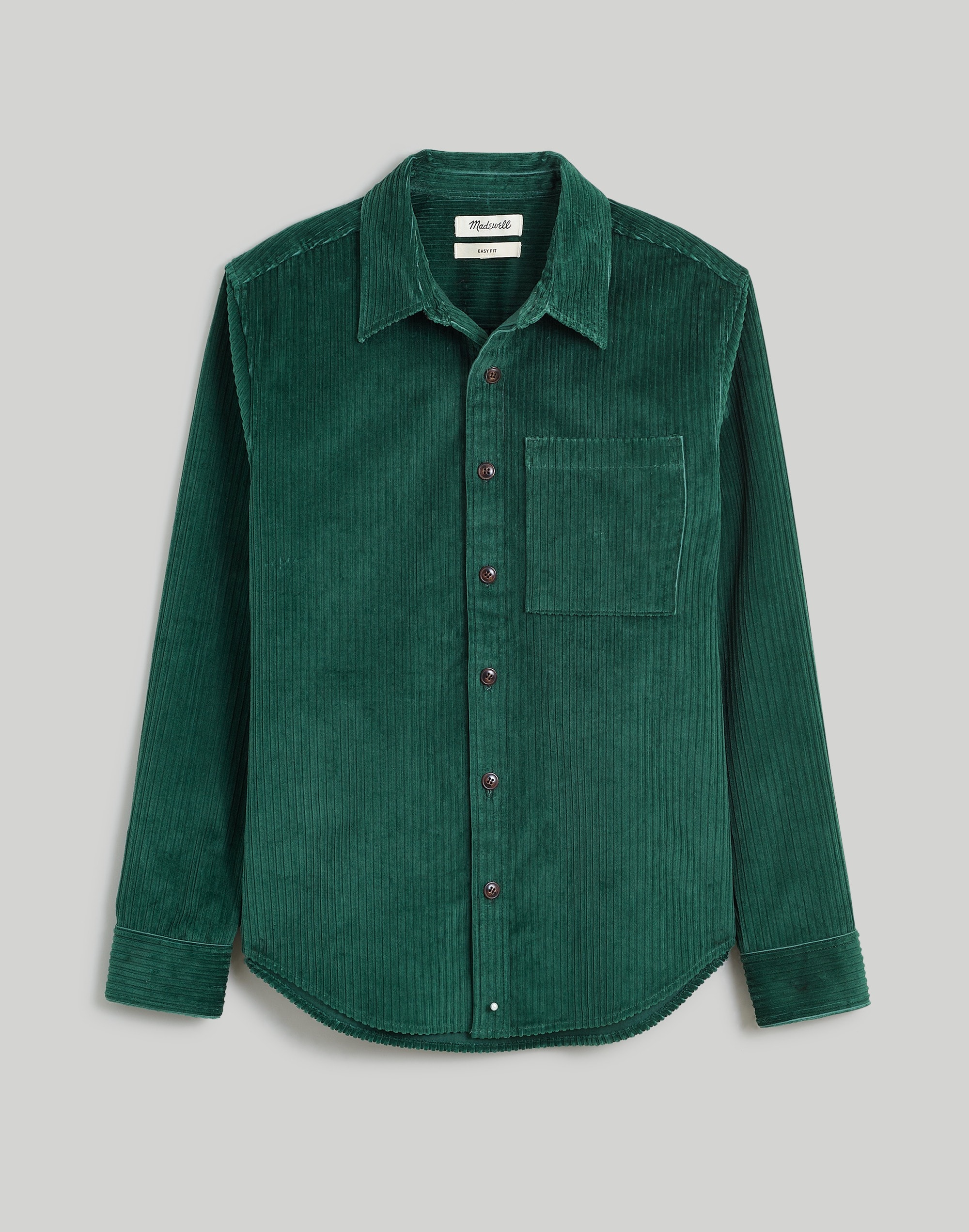 Corduroy Easy Long-Sleeve Shirt