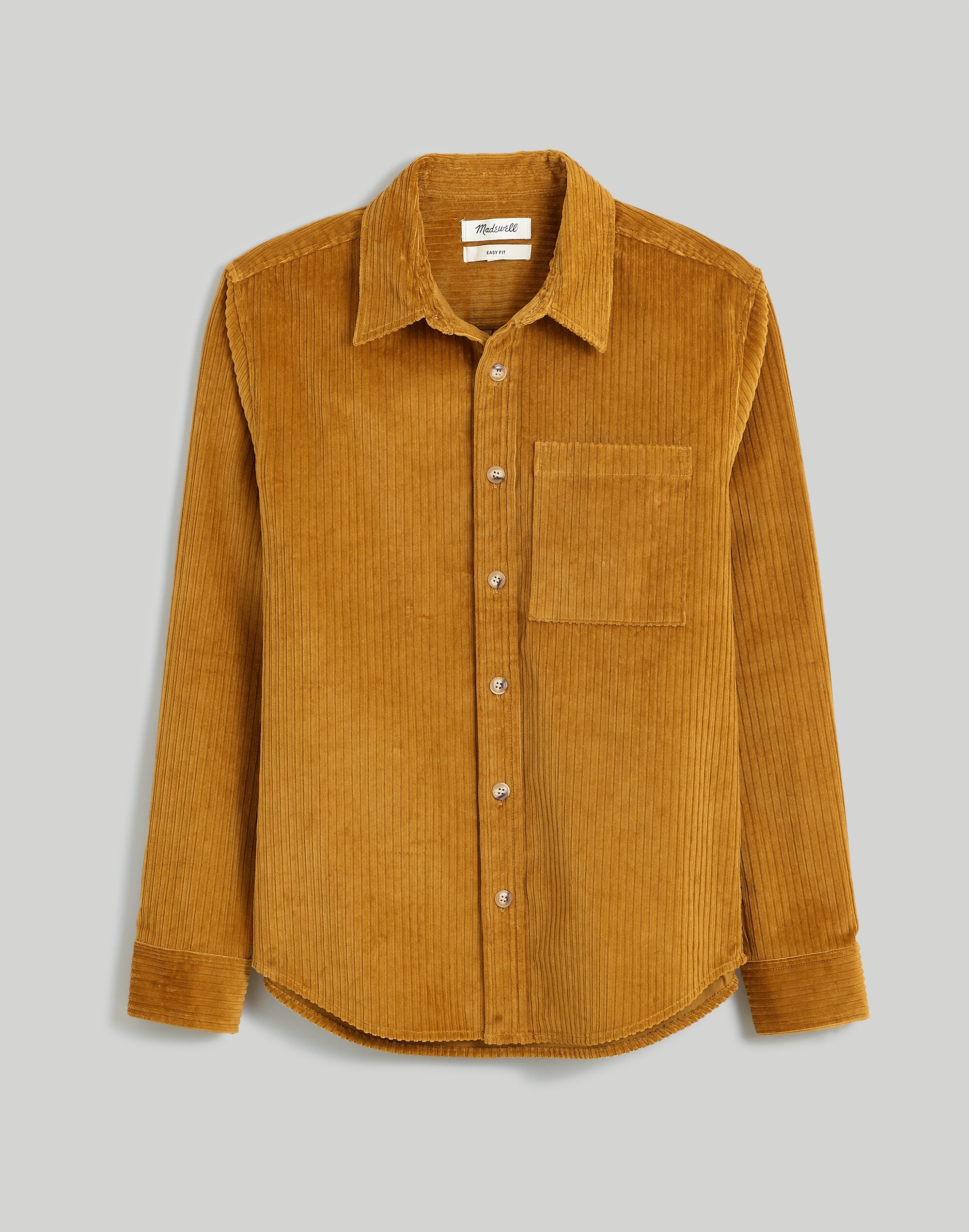 Corduroy Easy Long-Sleeve Shirt