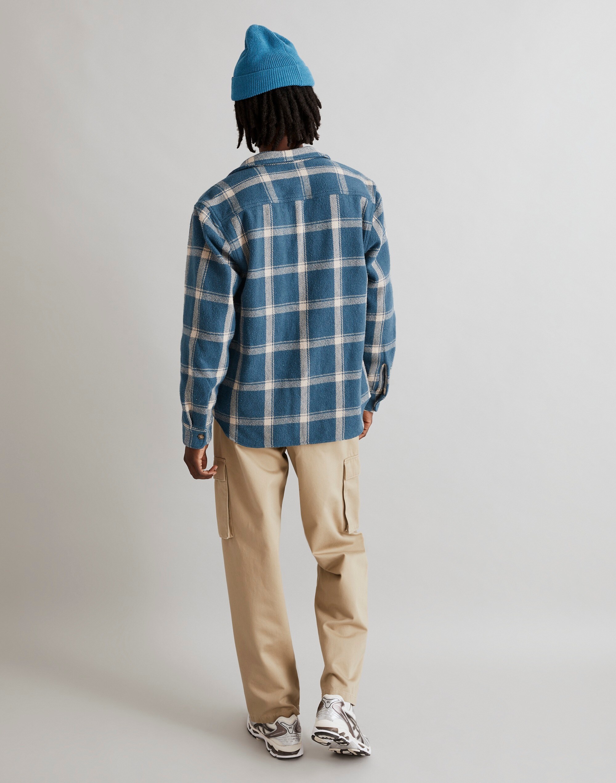 Brushed Easy Shirt-Jacket in Italian Fabric