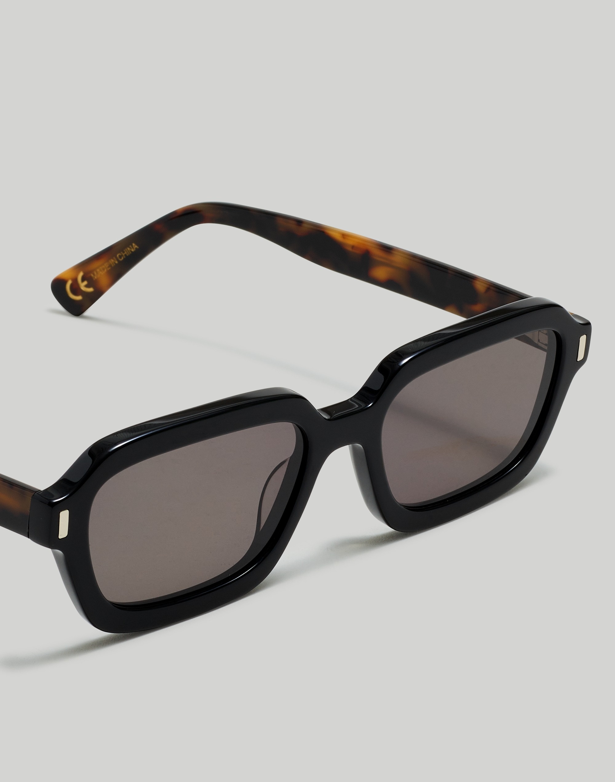Rounded Rectangle Acetate Sunglasses