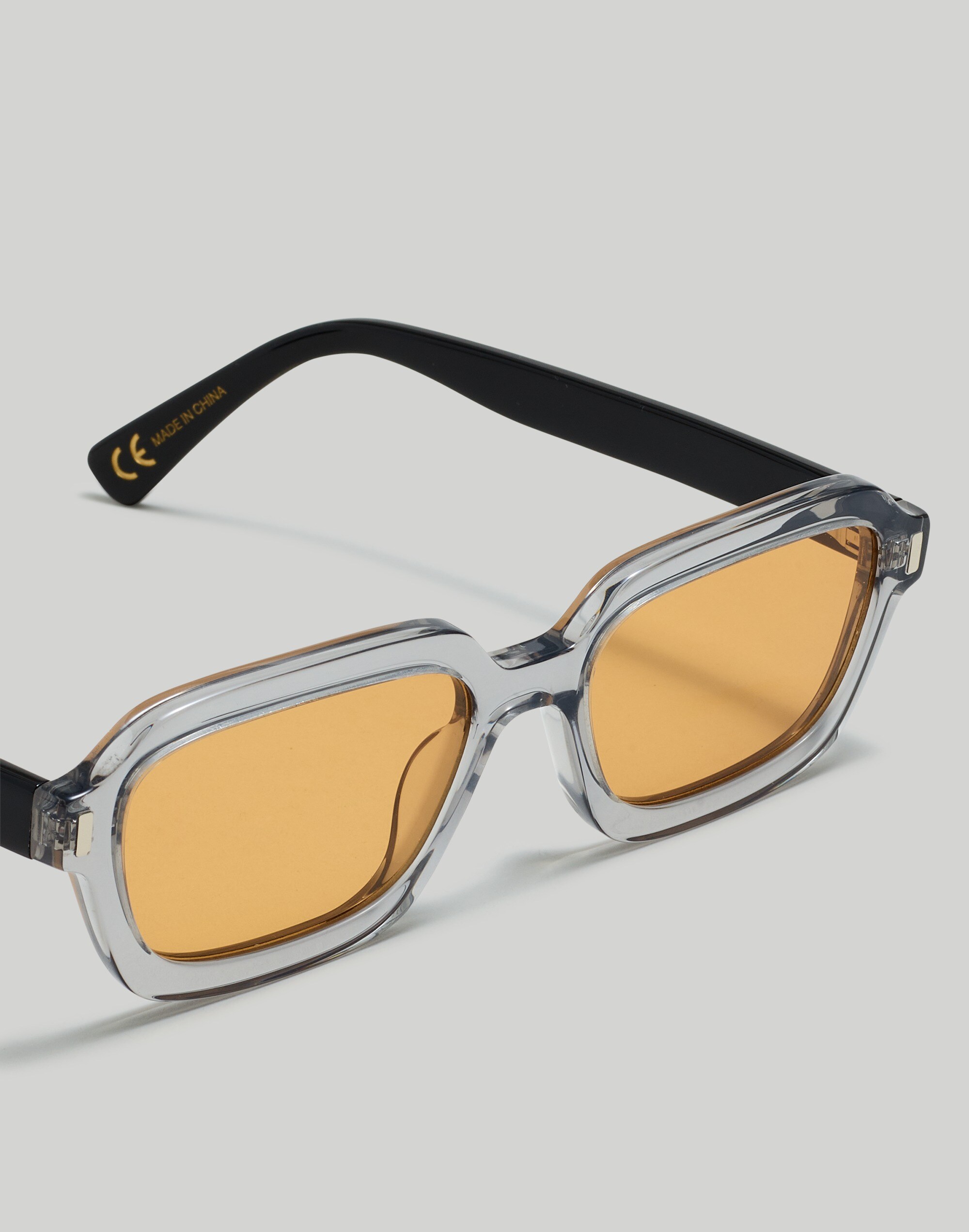 Rounded Rectangle Acetate Sunglasses