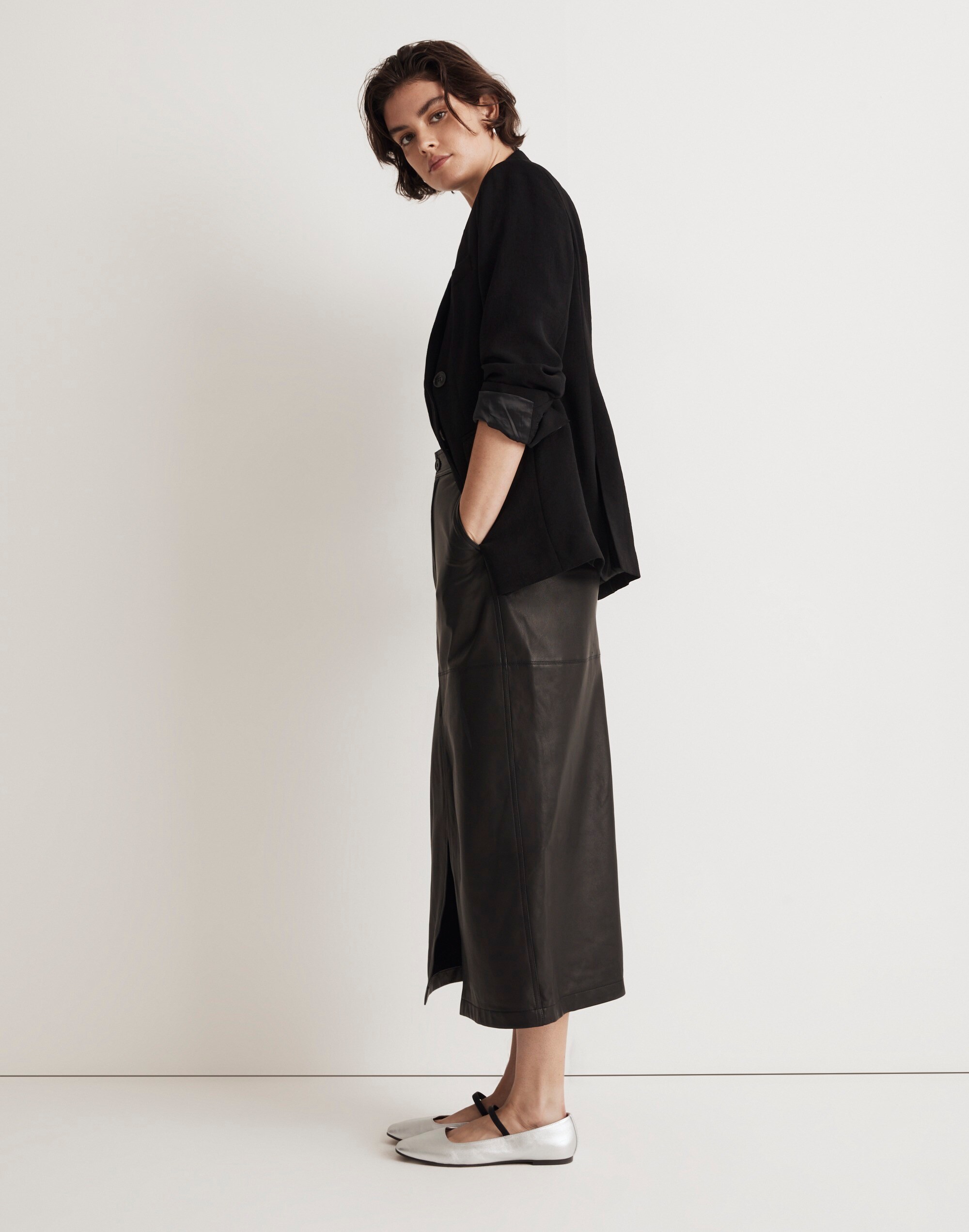 The Petite Rosedale Blazer in Crepe