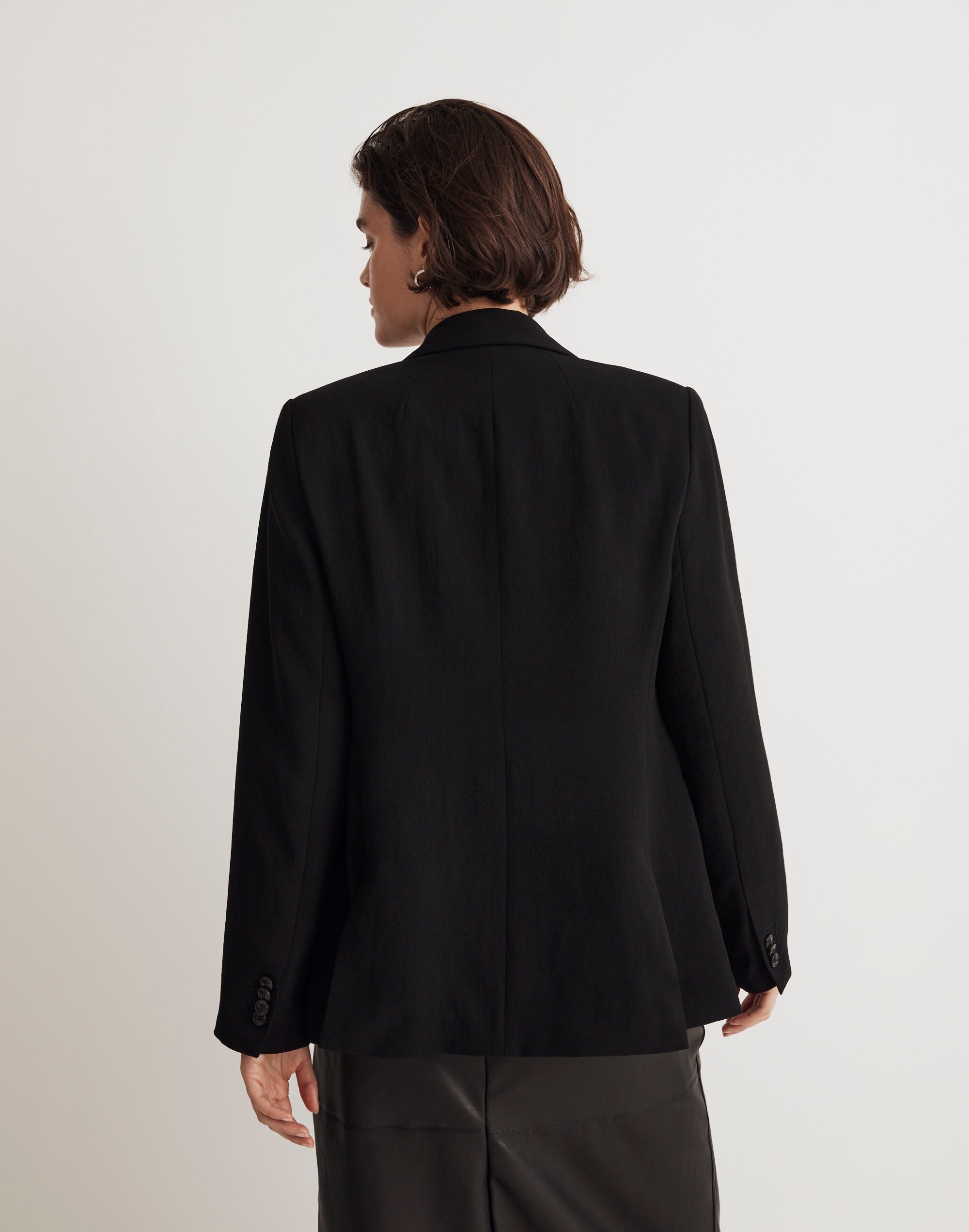 The Petite Rosedale Blazer in Crepe
