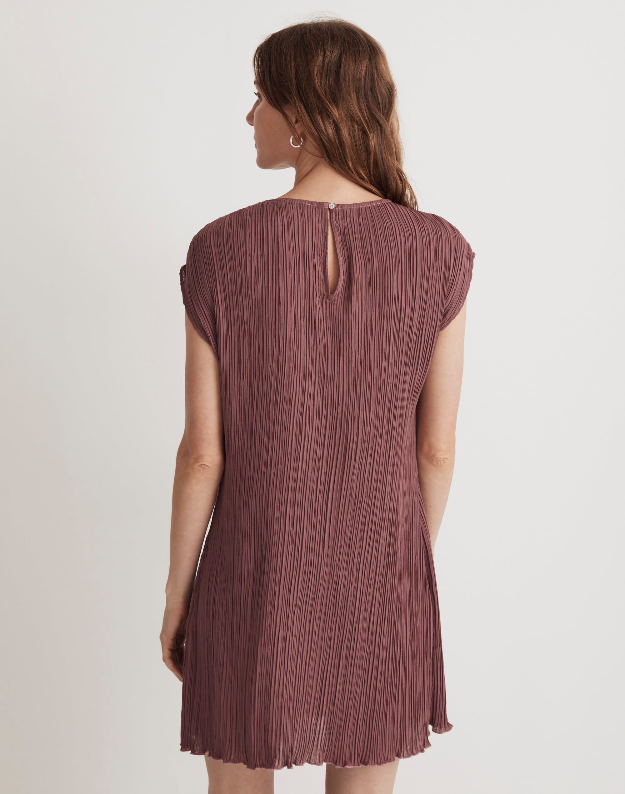 Pliss&eacute; Mini Tee Dress