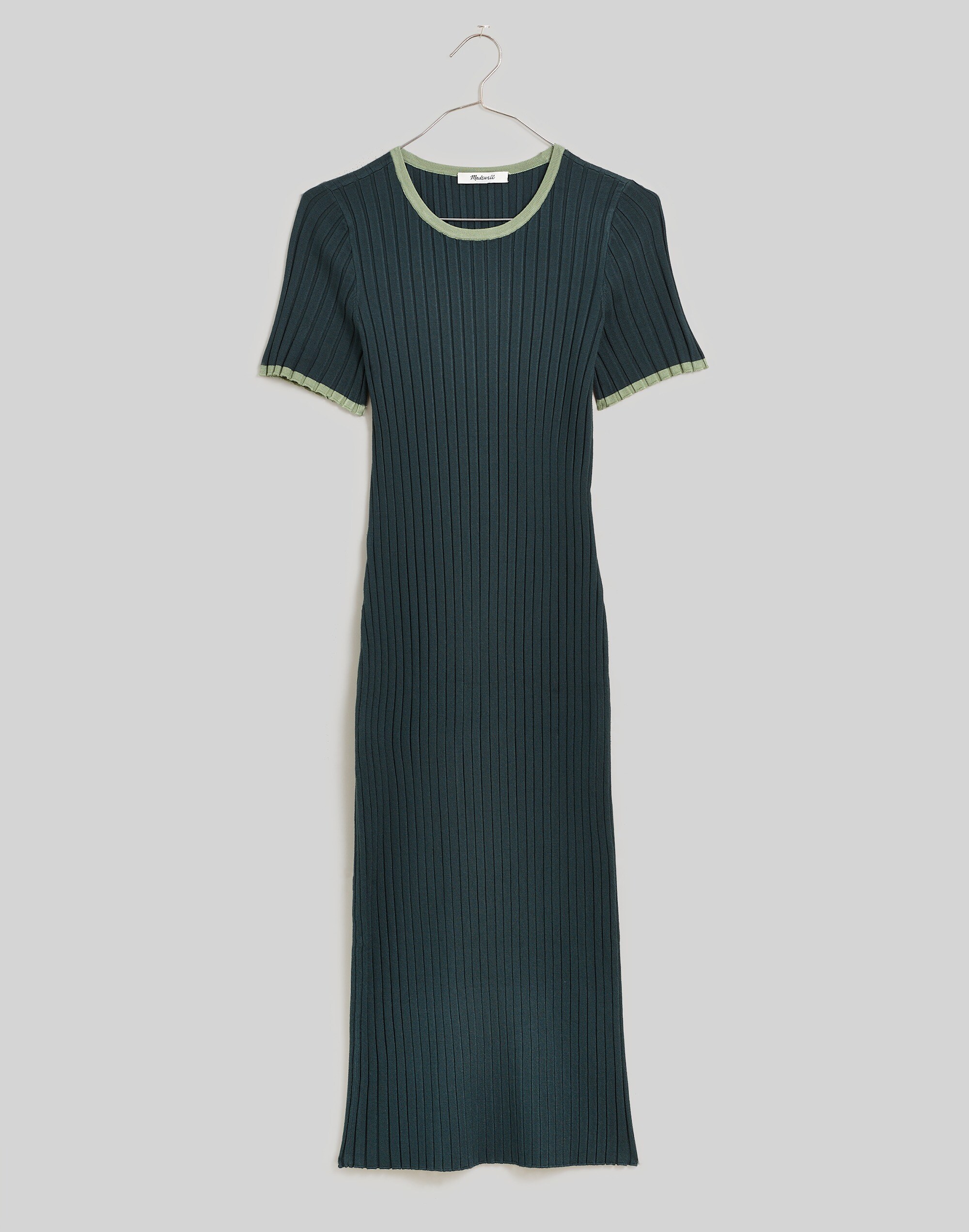 strapless open back dress Baltic Born Womens Birgitta Ribbed Sweater Dress | Black + Gold