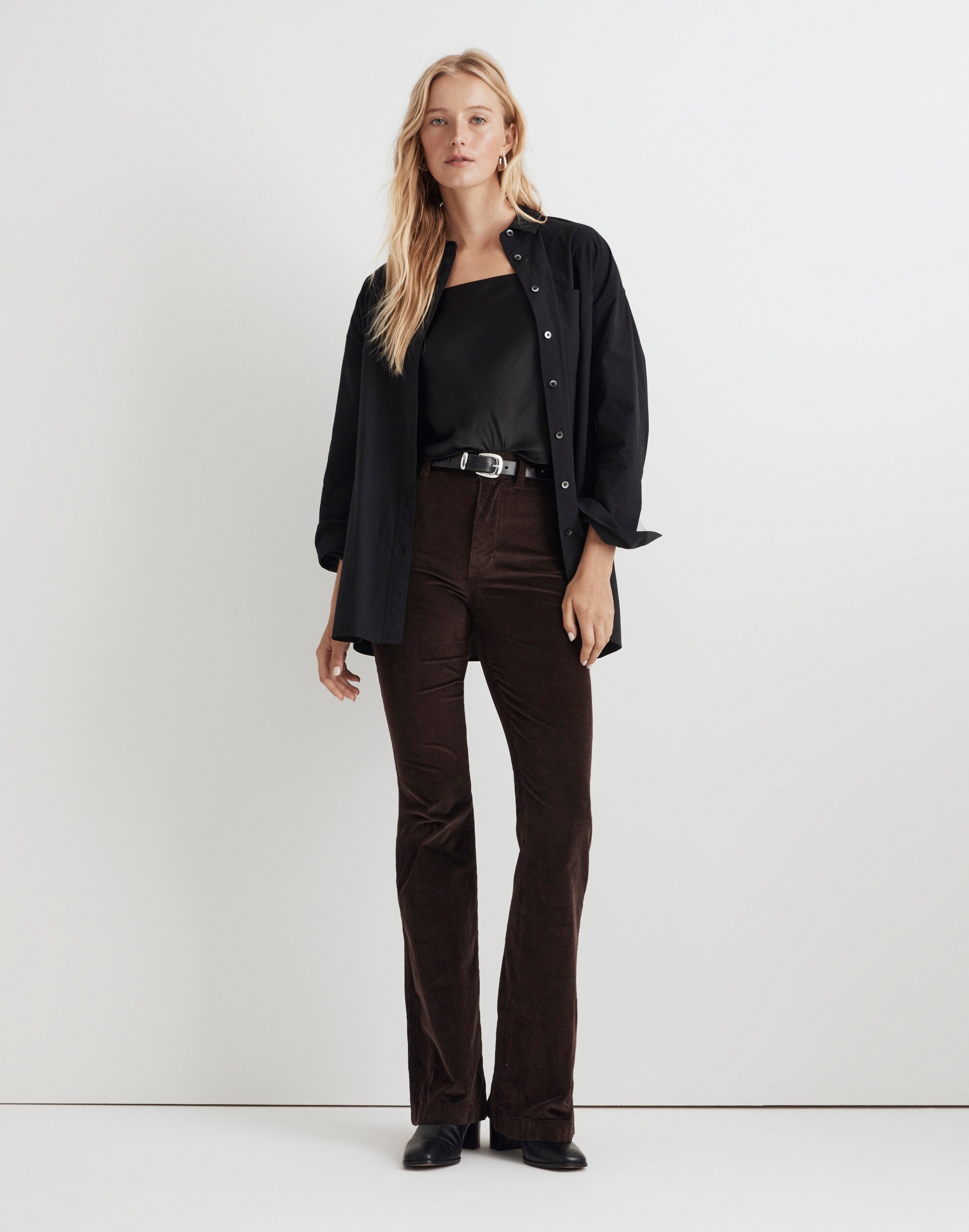 The Perfect Vintage Flare Pant in Corduroy