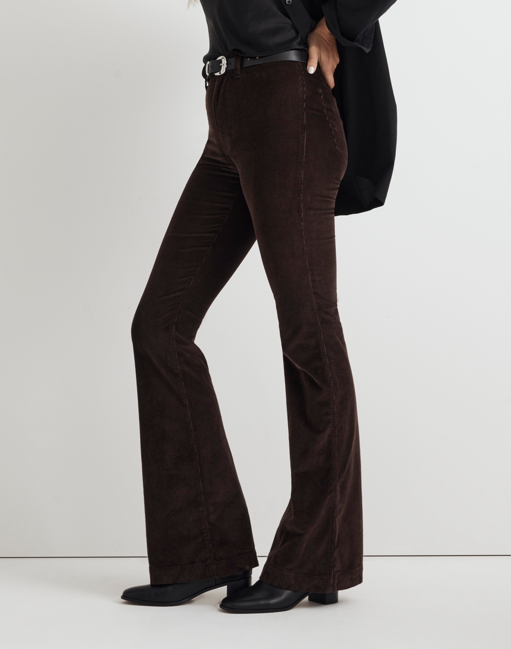 The Perfect Vintage Flare Pant in Corduroy