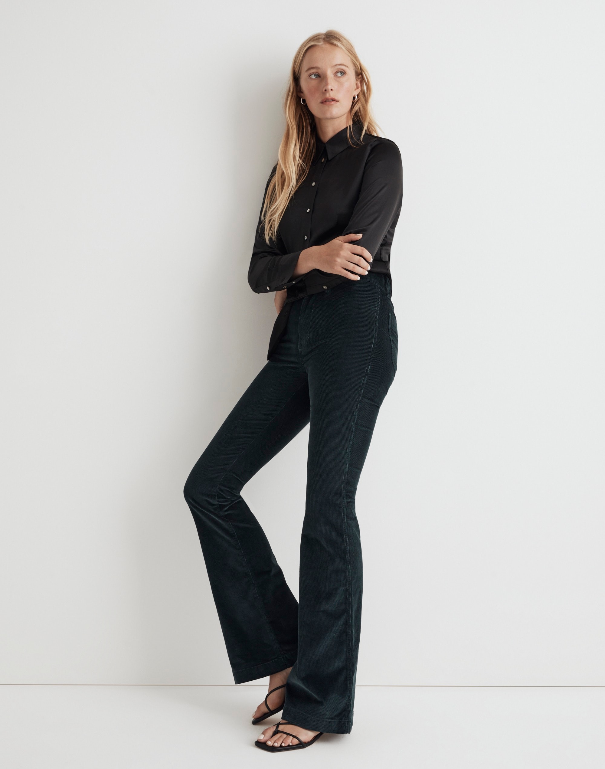 The Perfect Vintage Flare Pant in Corduroy