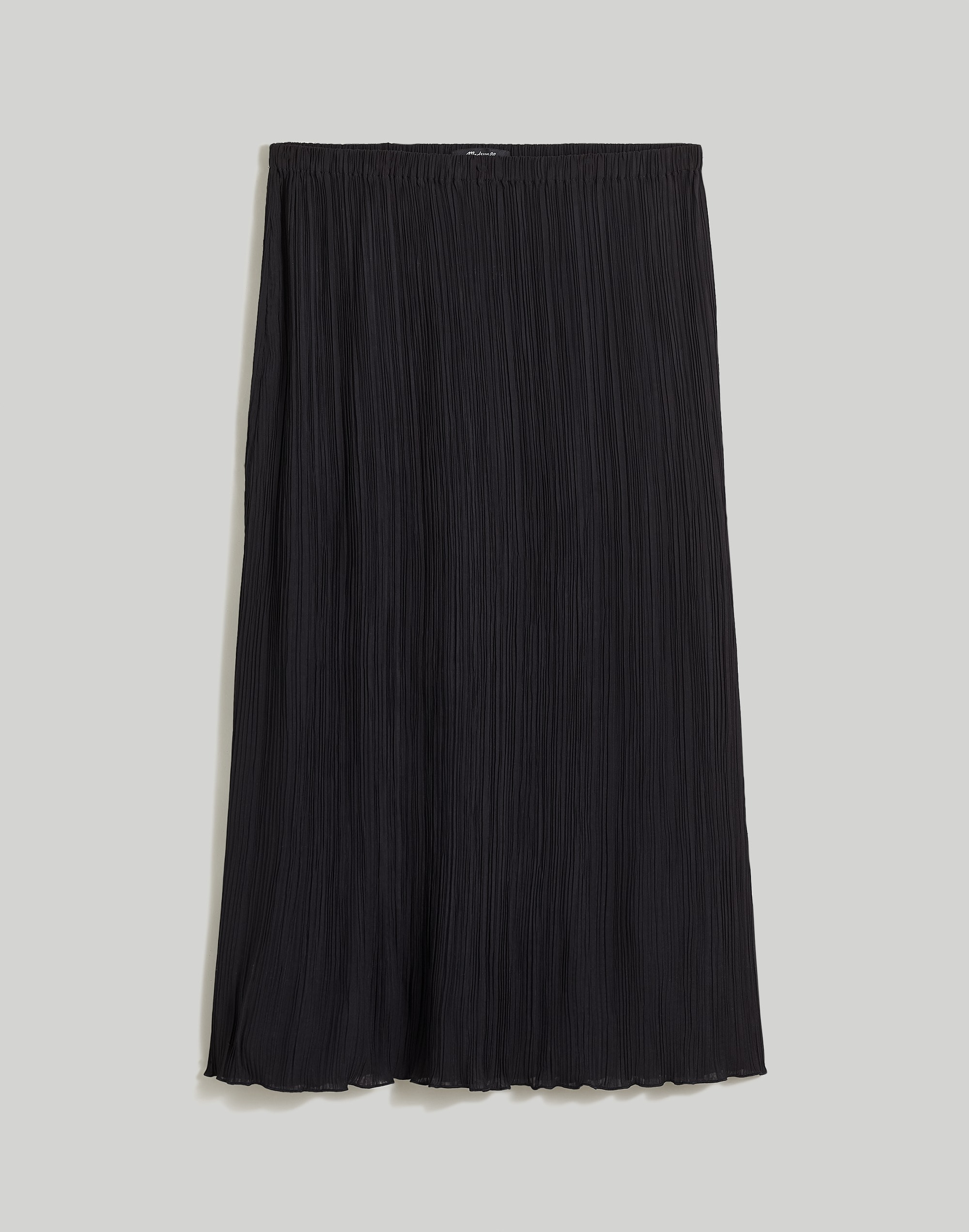 Pliss&eacute; Midi Slip Skirt