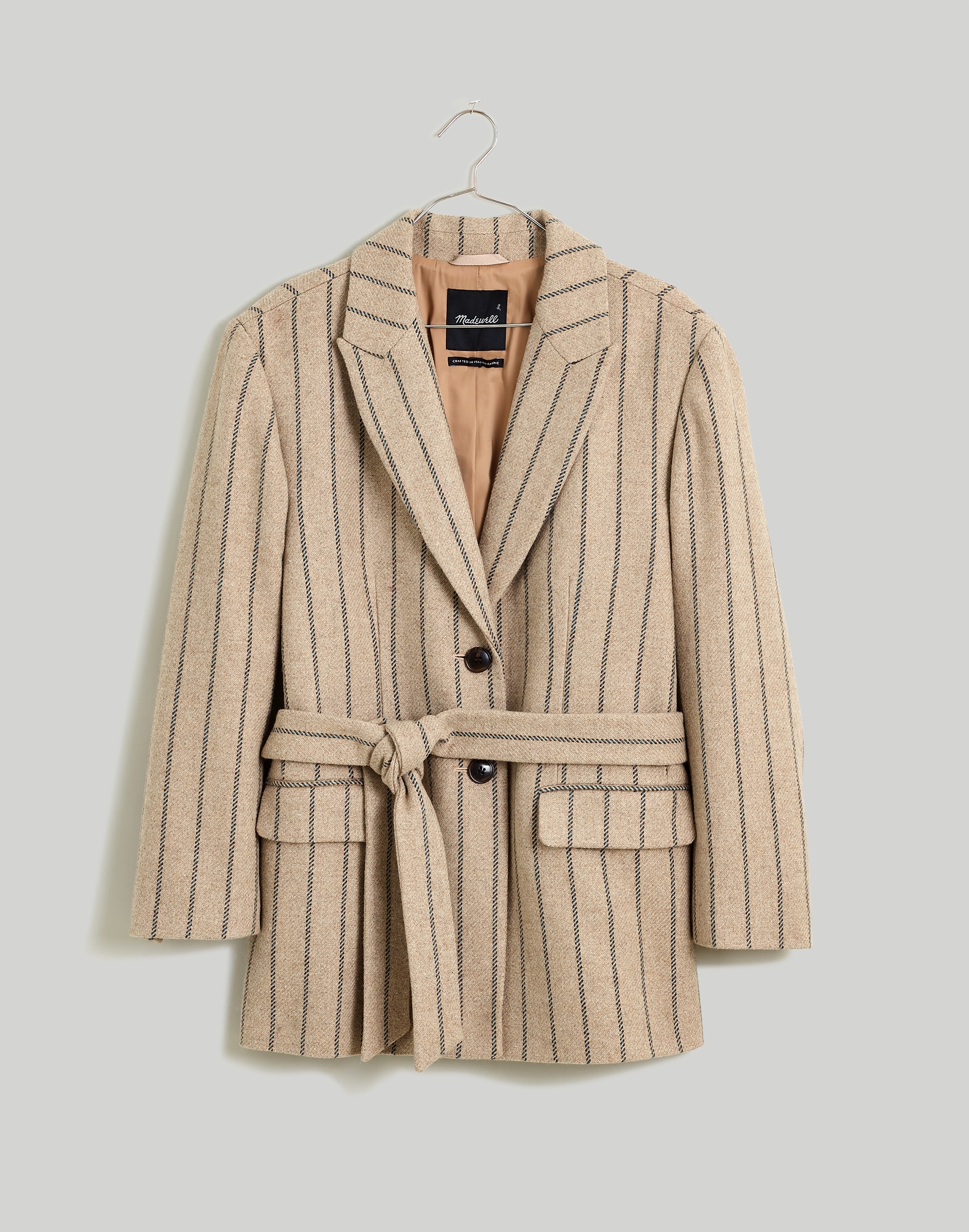 The Bedford Oversized Belted Blazer | Madewell