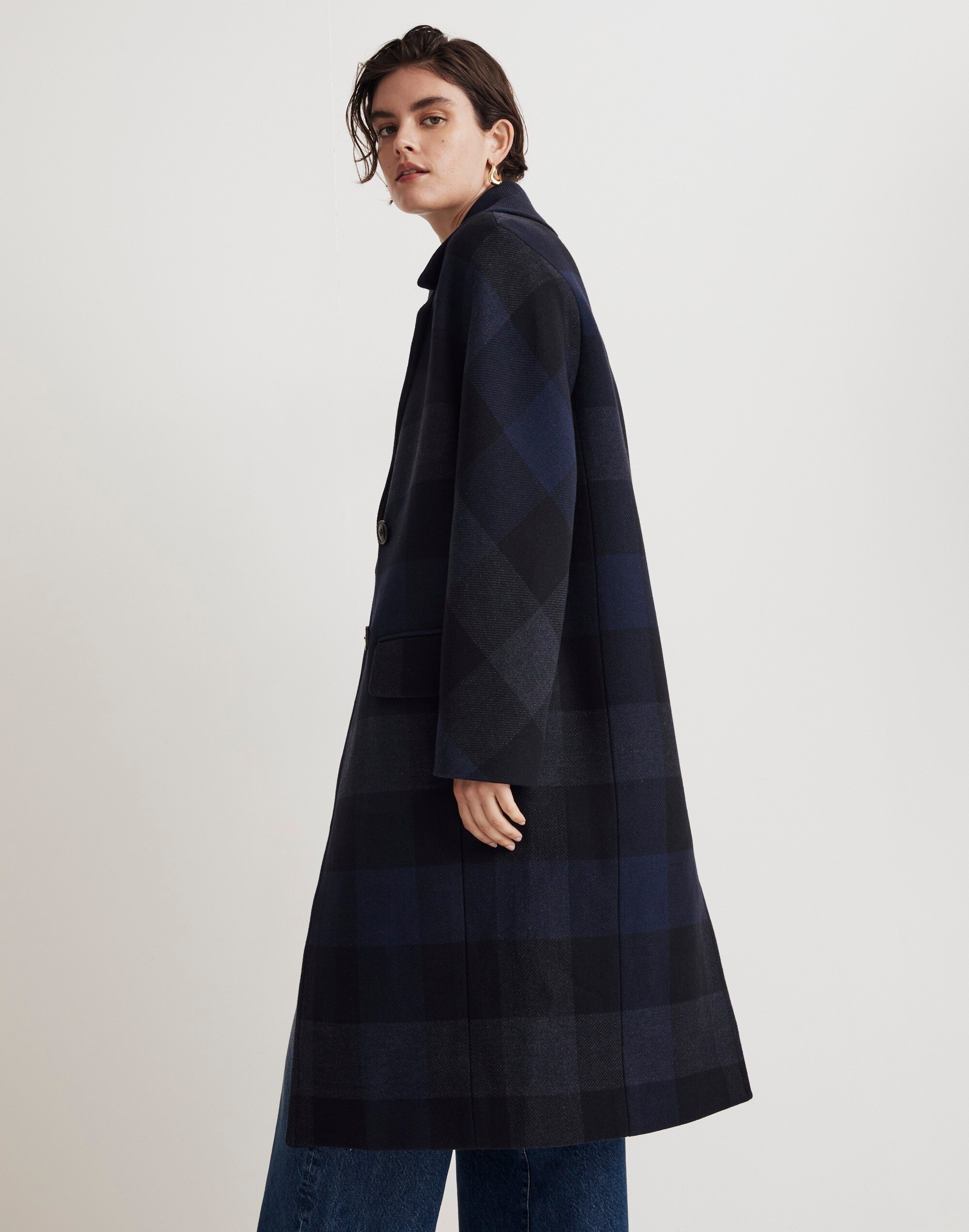 The Gianna Coat in Plaid Insuluxe Fabric